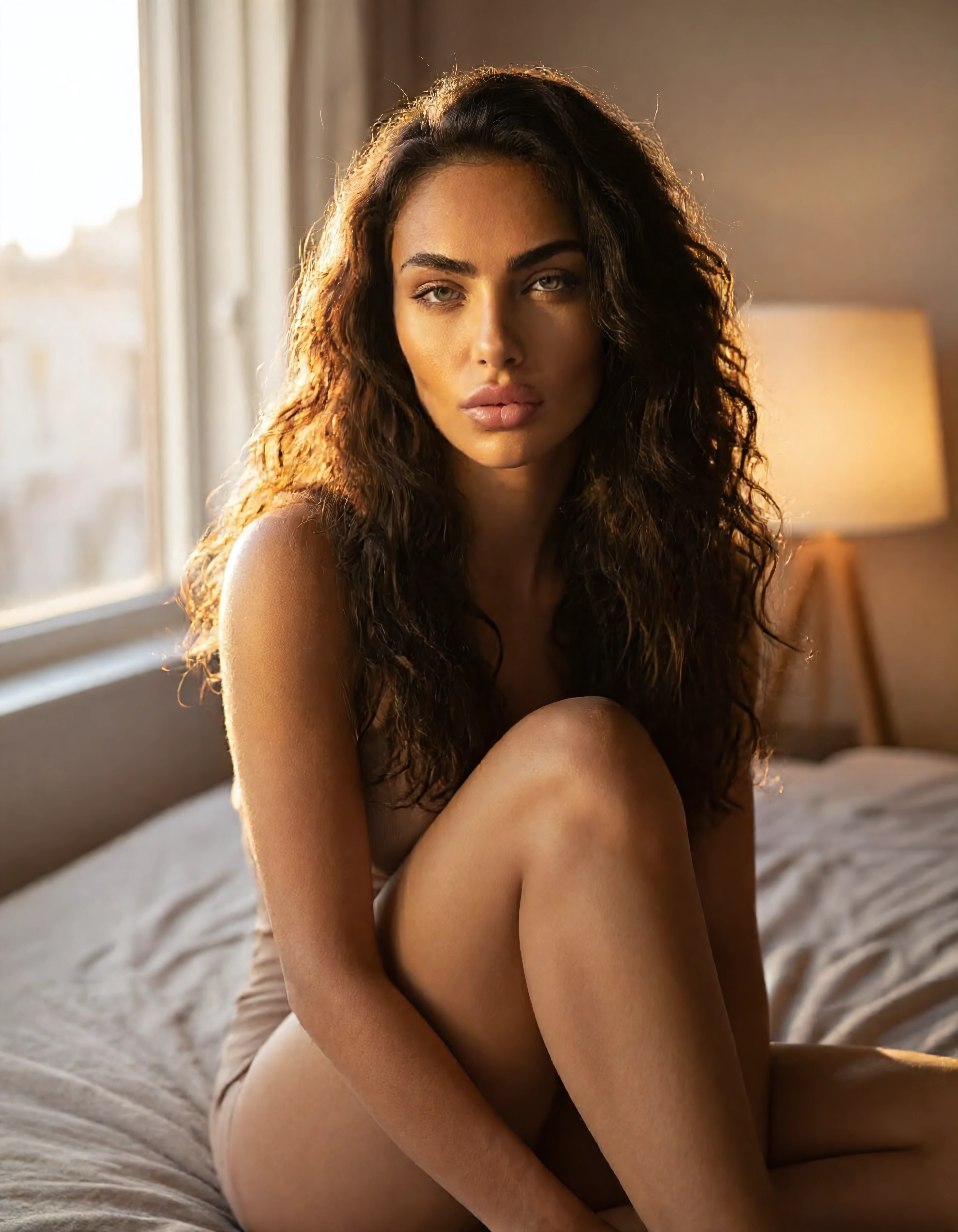 Adriana Velasco sitting suggestive pose image on NeedHer