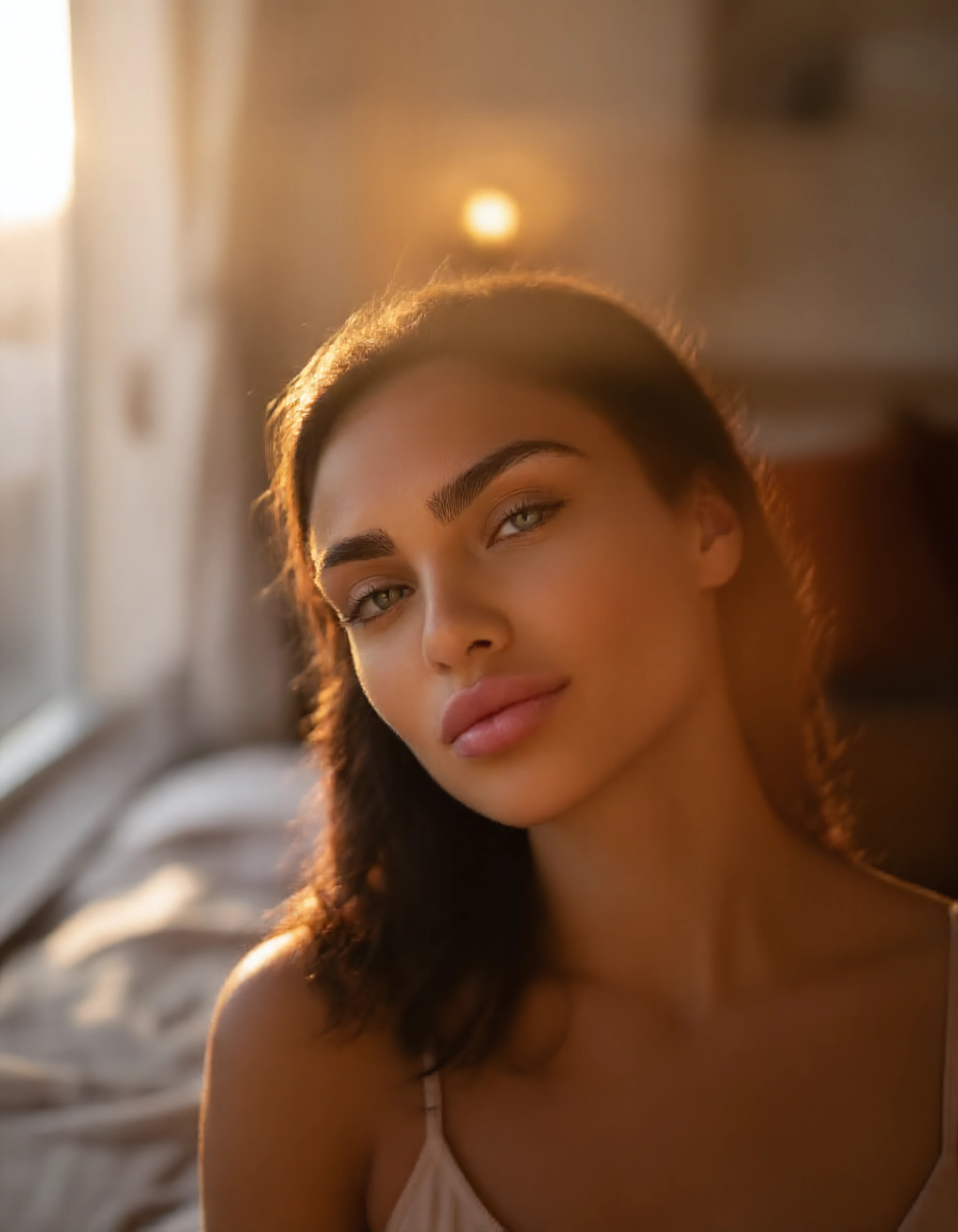 Adriana Velasco suggestively smiling pose image on NeedHer