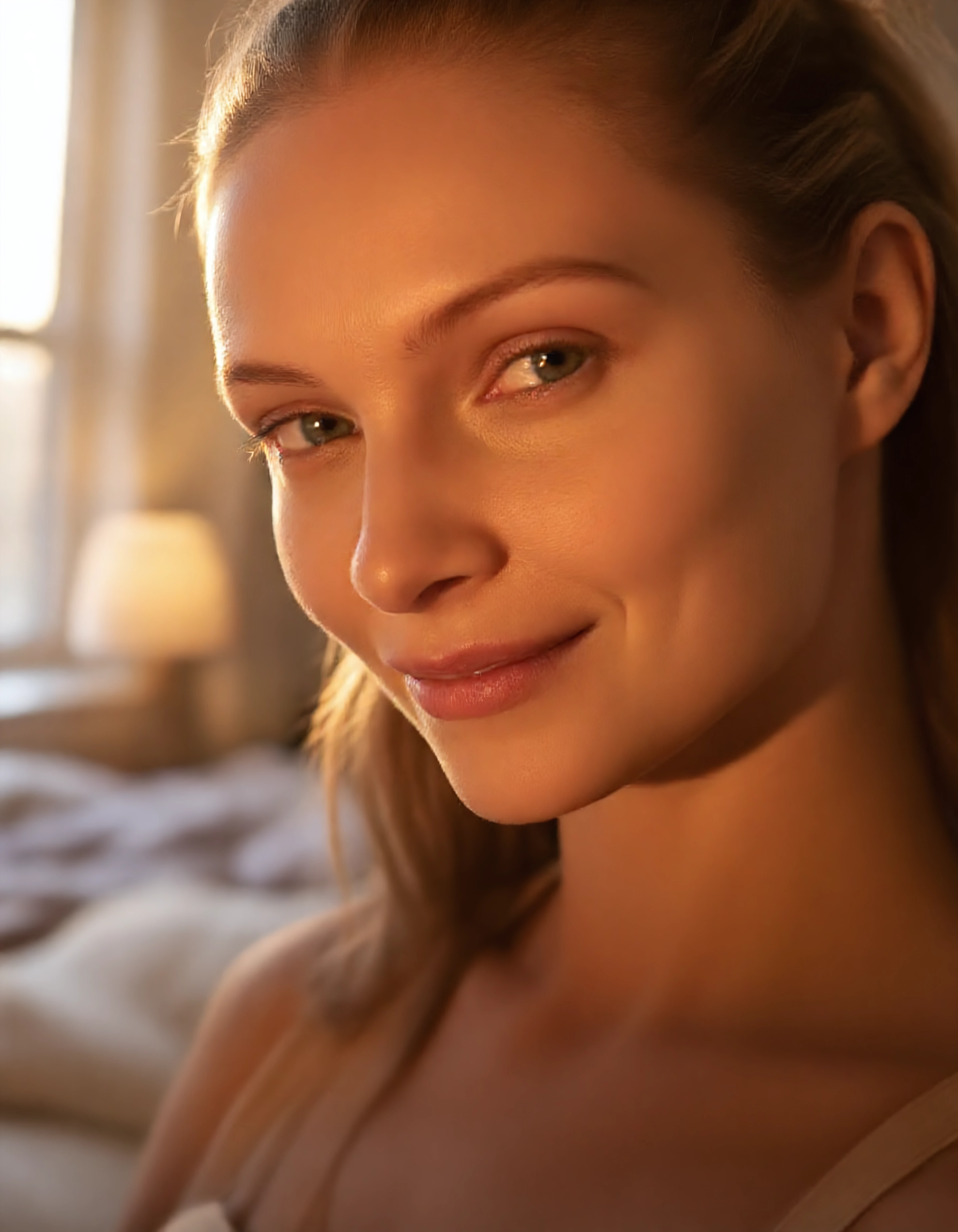 Astrid Vinter suggestively smiling pose image on NeedHer