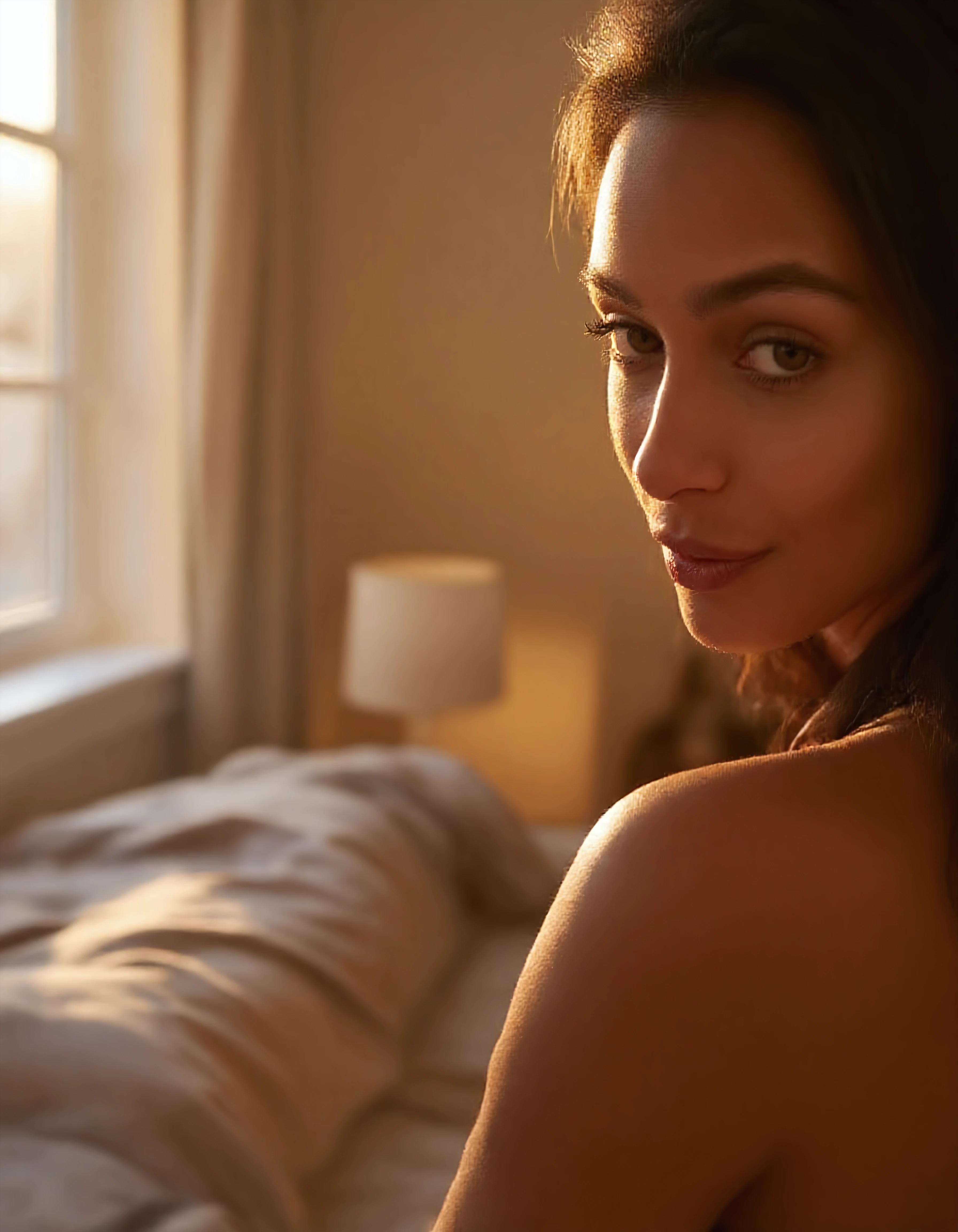 Camille Dubois suggestively smiling pose image on NeedHer