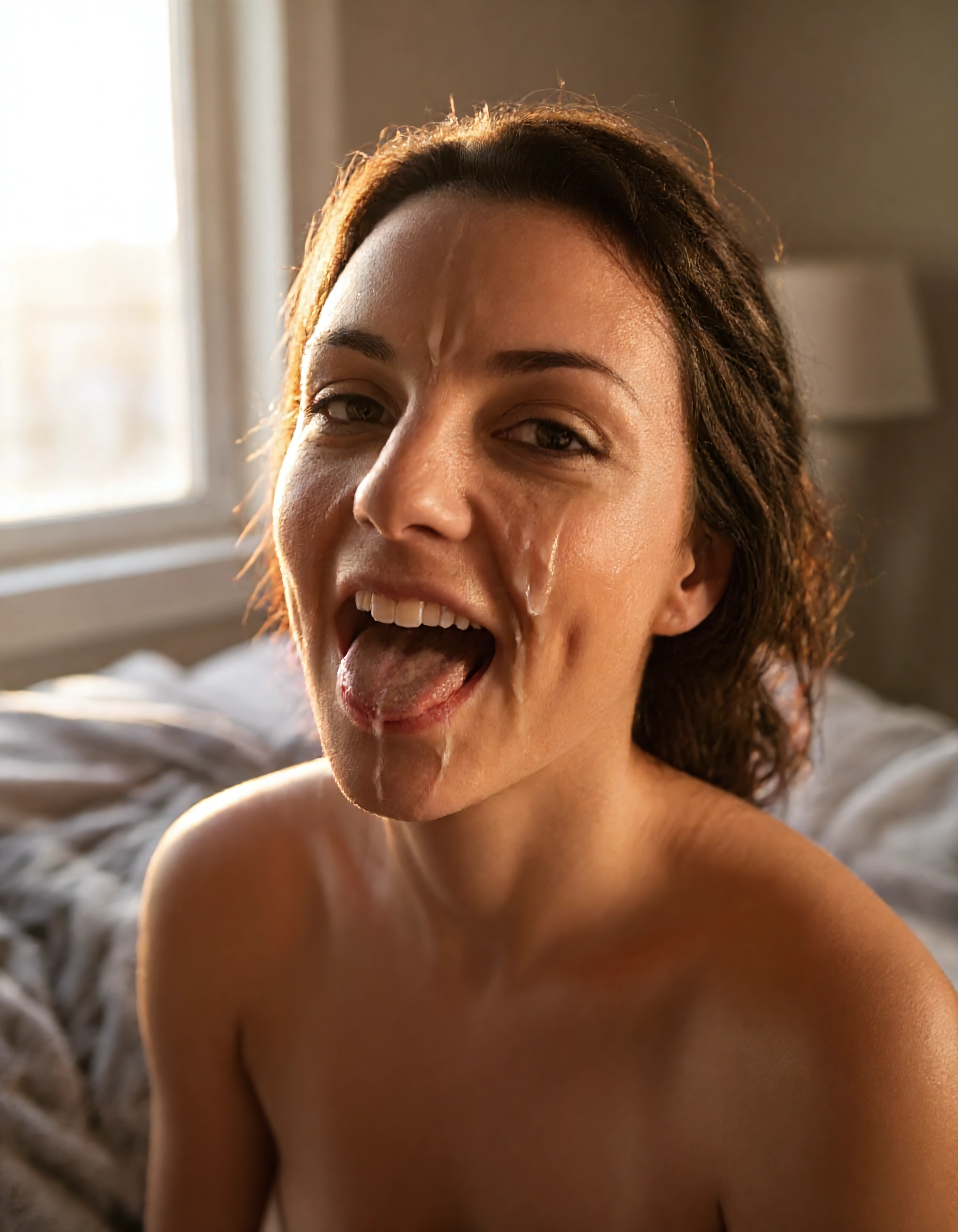 Morgan Blake facial cum image on NeedHer