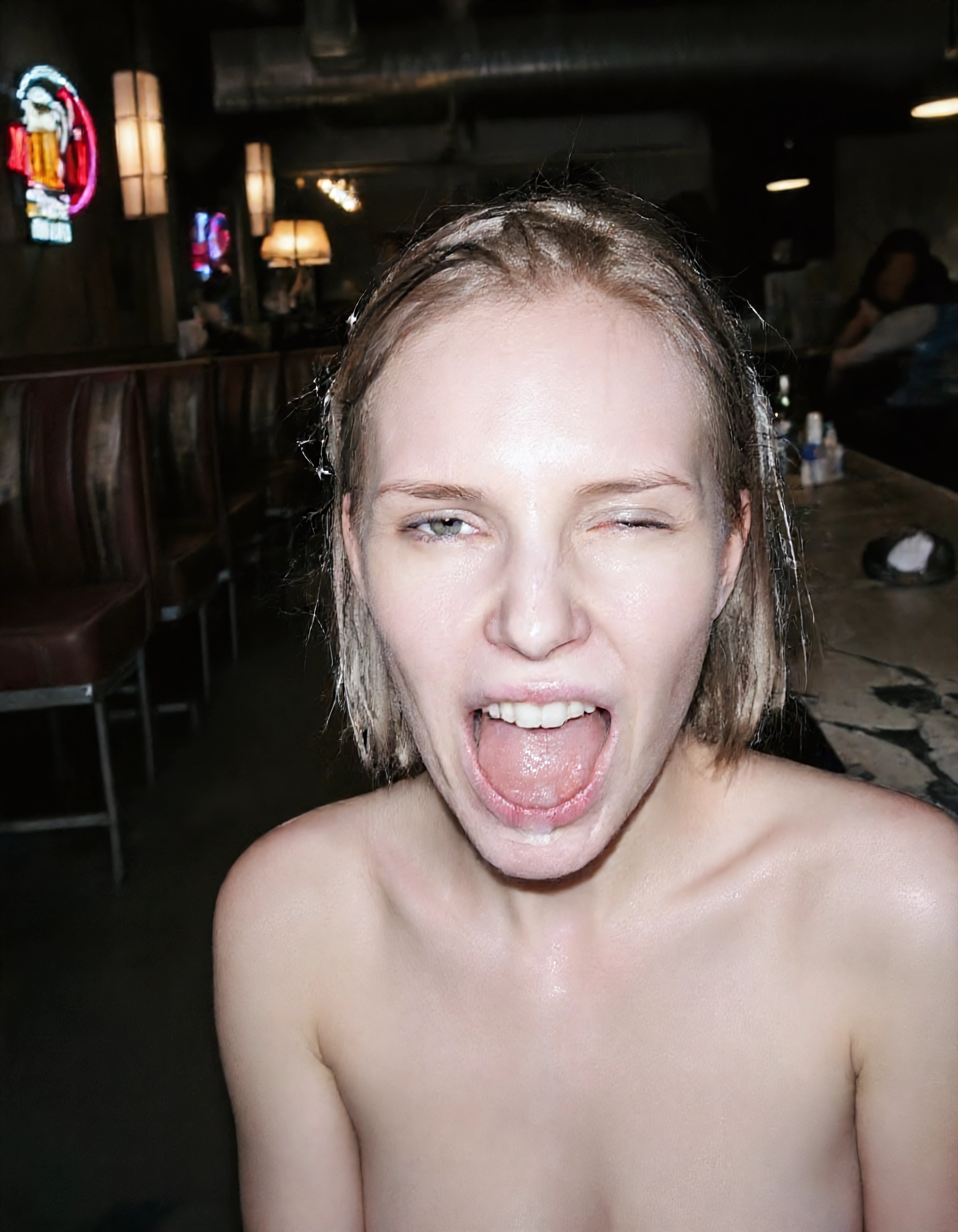 Petra Novak facial cum image on NeedHer