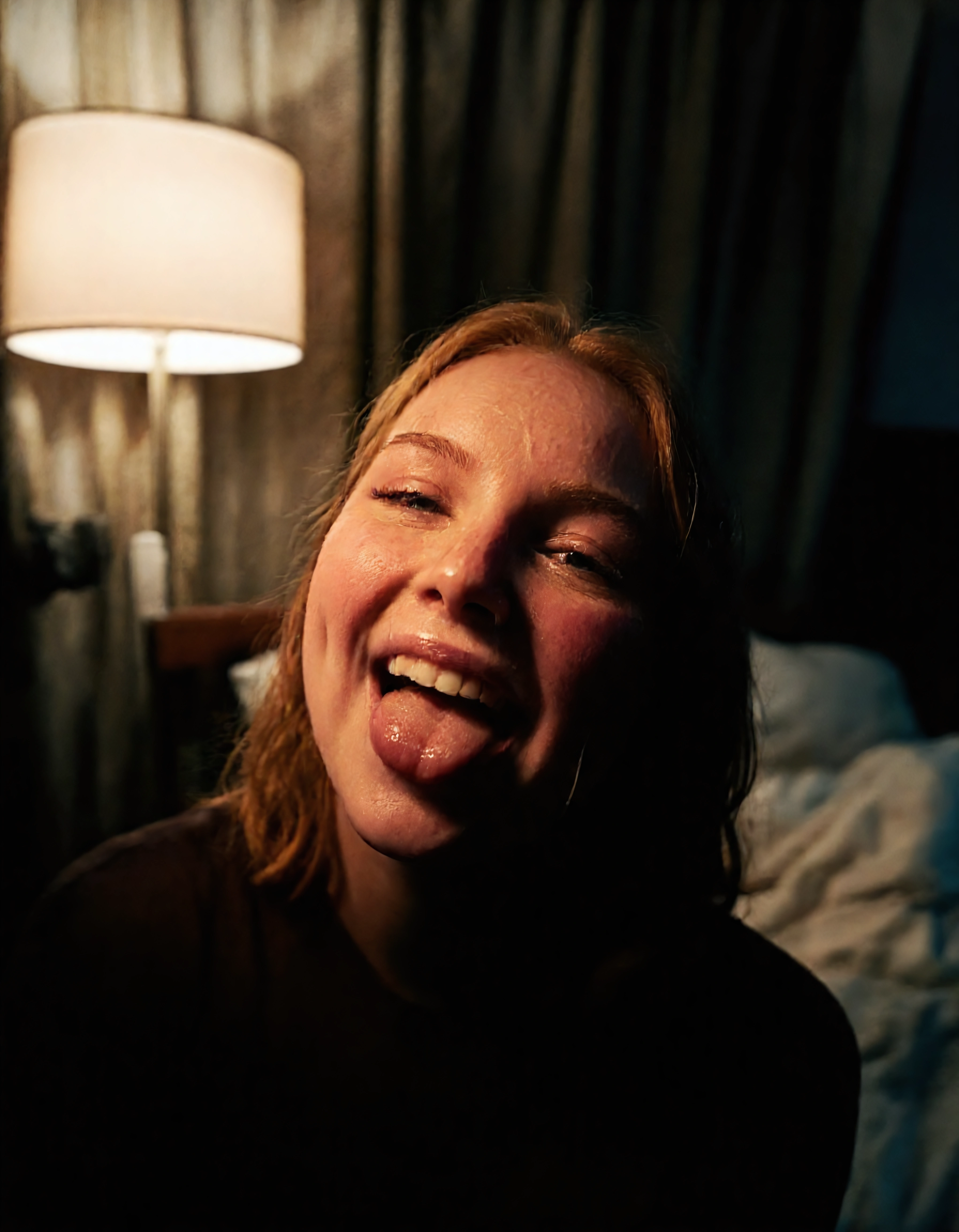Alma Larsson facial cum pose image on NeedHer