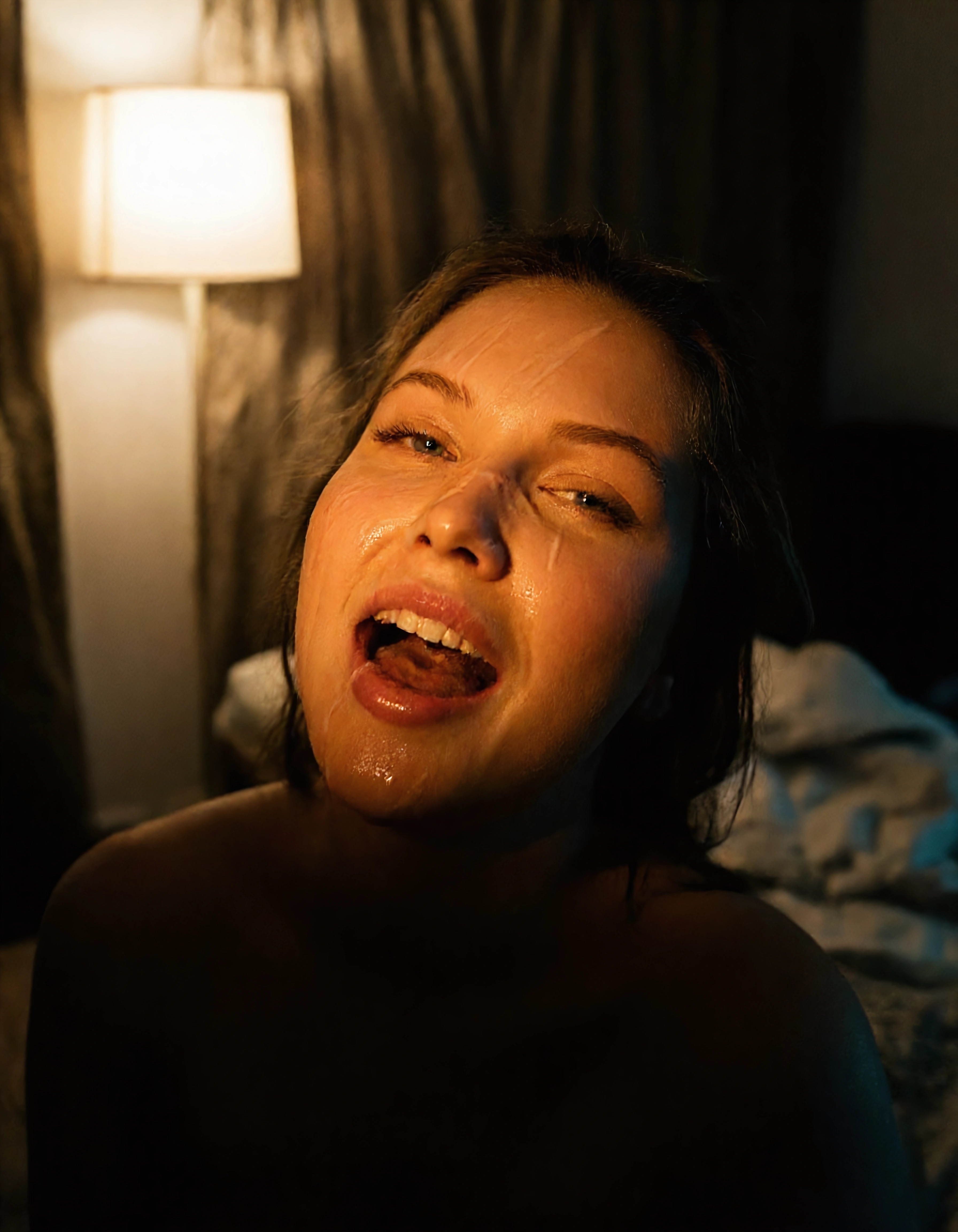 Astrid Eriksson facial cum pose image on NeedHer