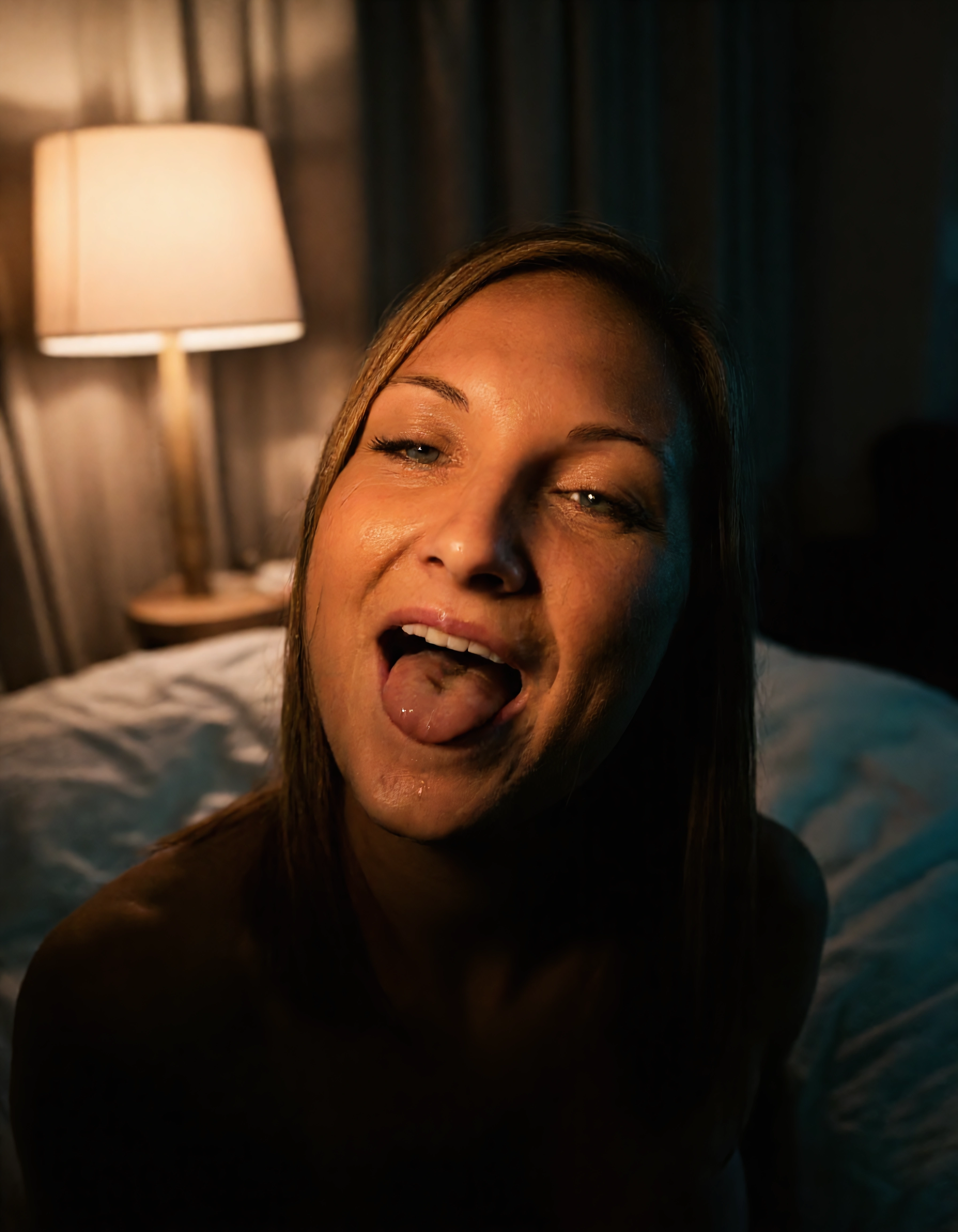 Claudia Brennan facial cum image on NeedHer