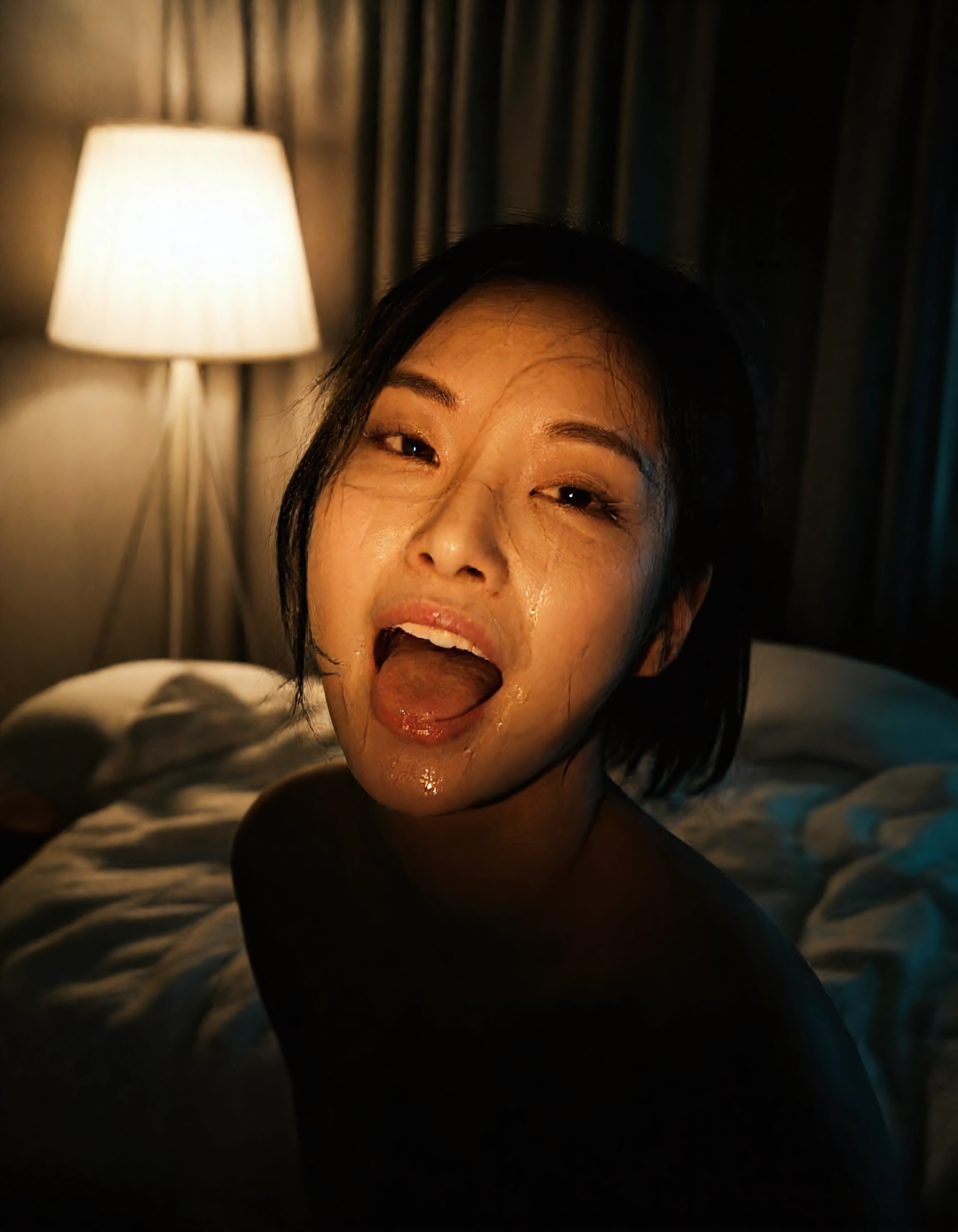 Eunji Baek facial cum image on NeedHer