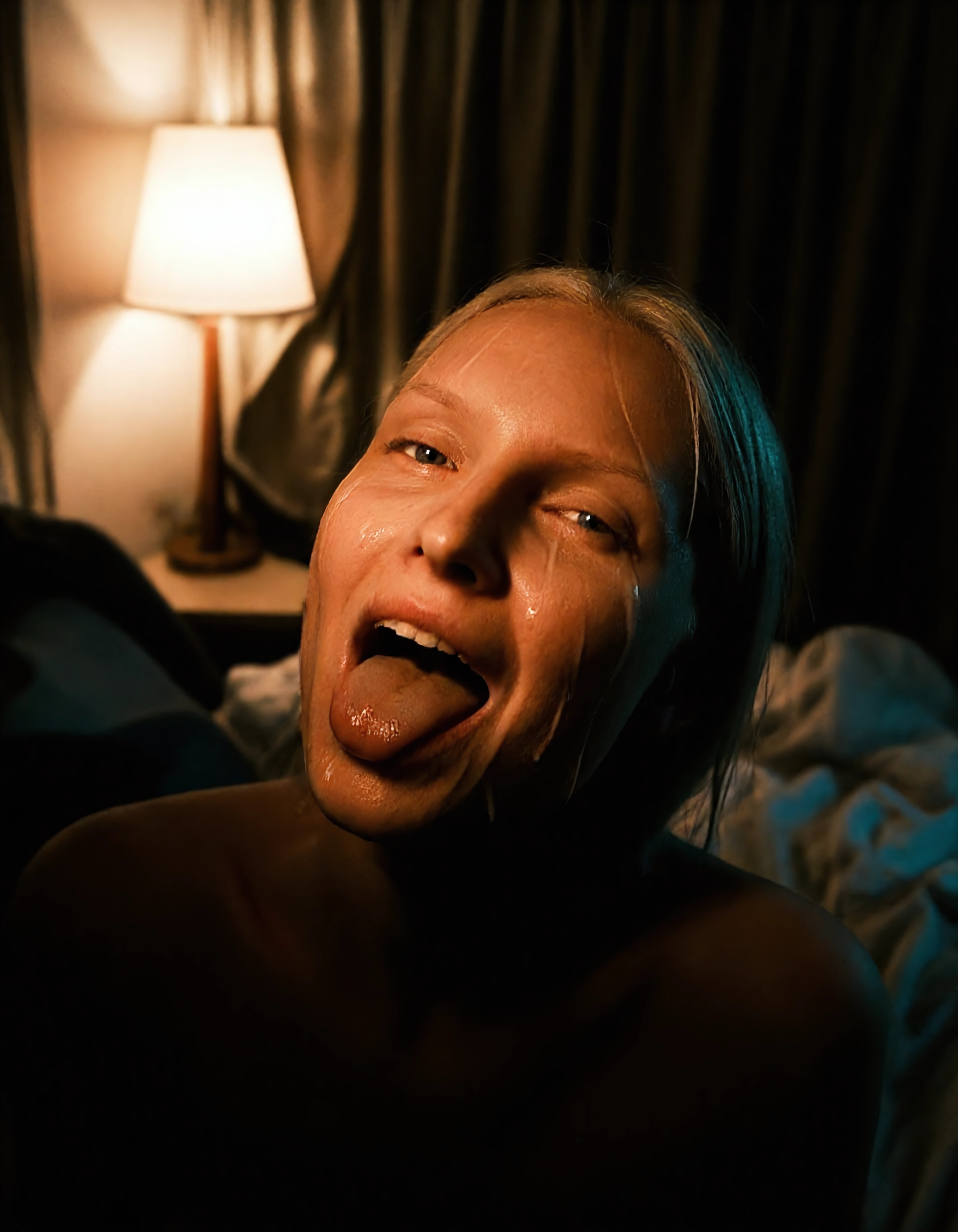 Freya Lindberg facial cum image on NeedHer