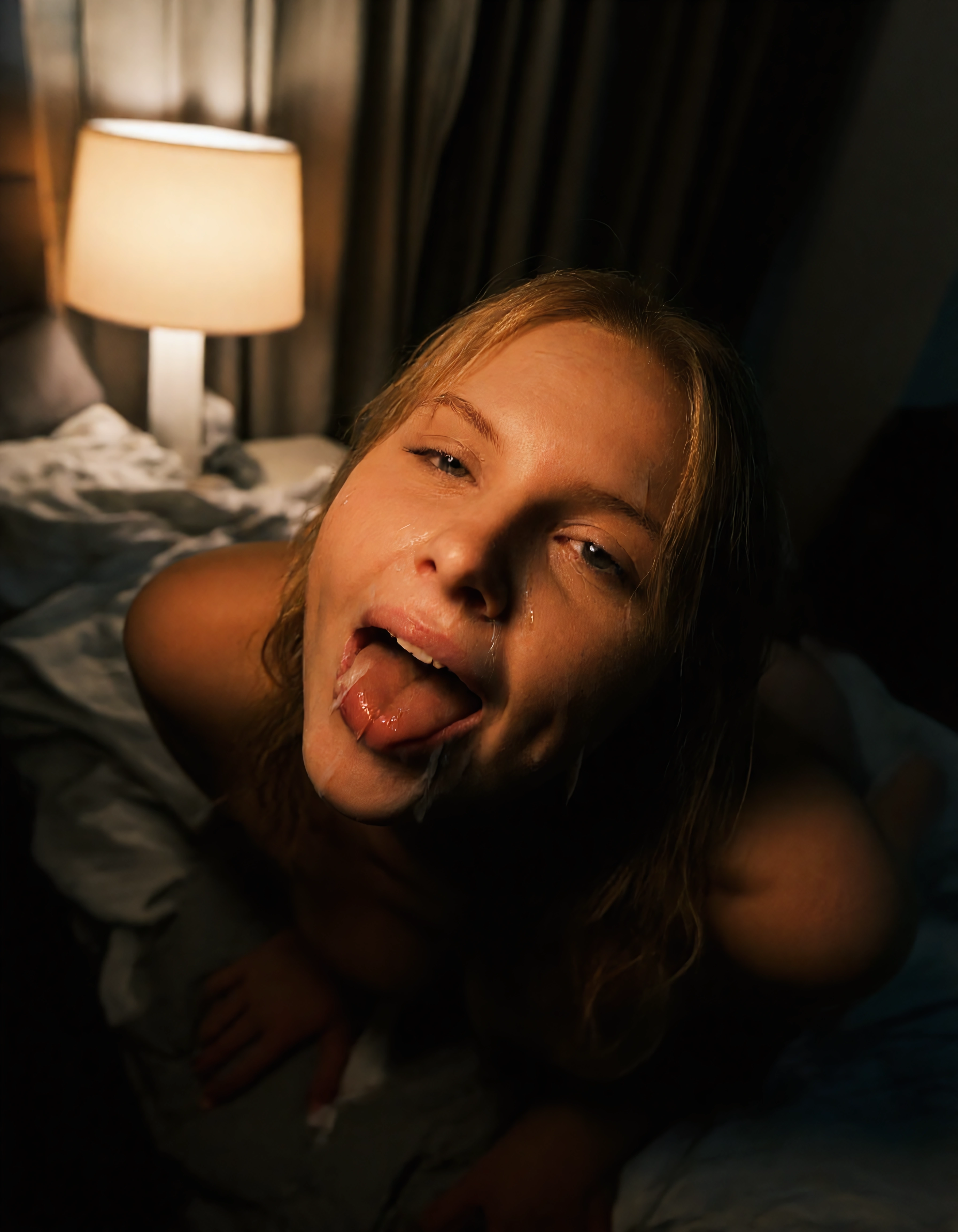 Linnea Svensson facial cum image on NeedHer