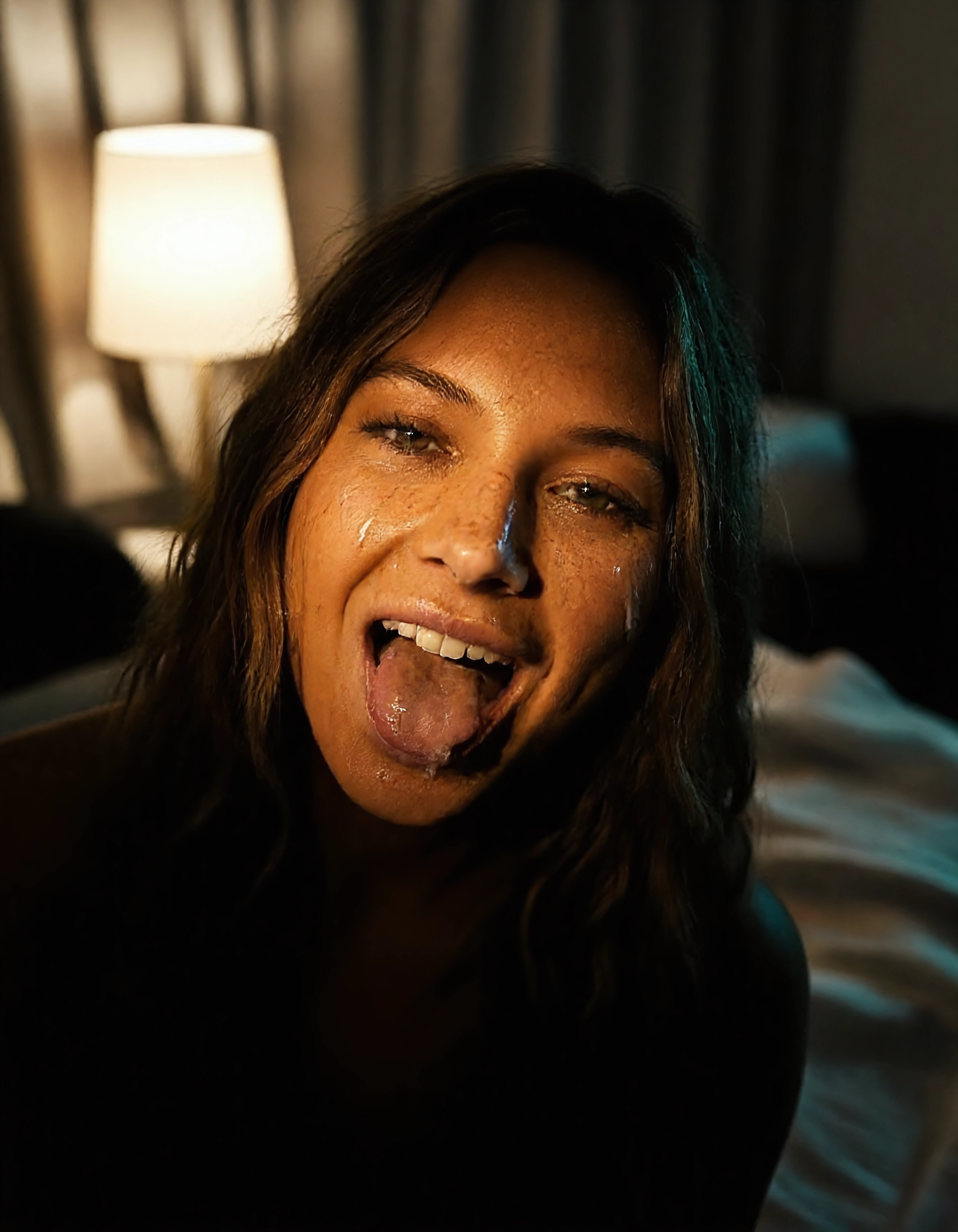 Poppy Hargreaves facial cum image on NeedHer
