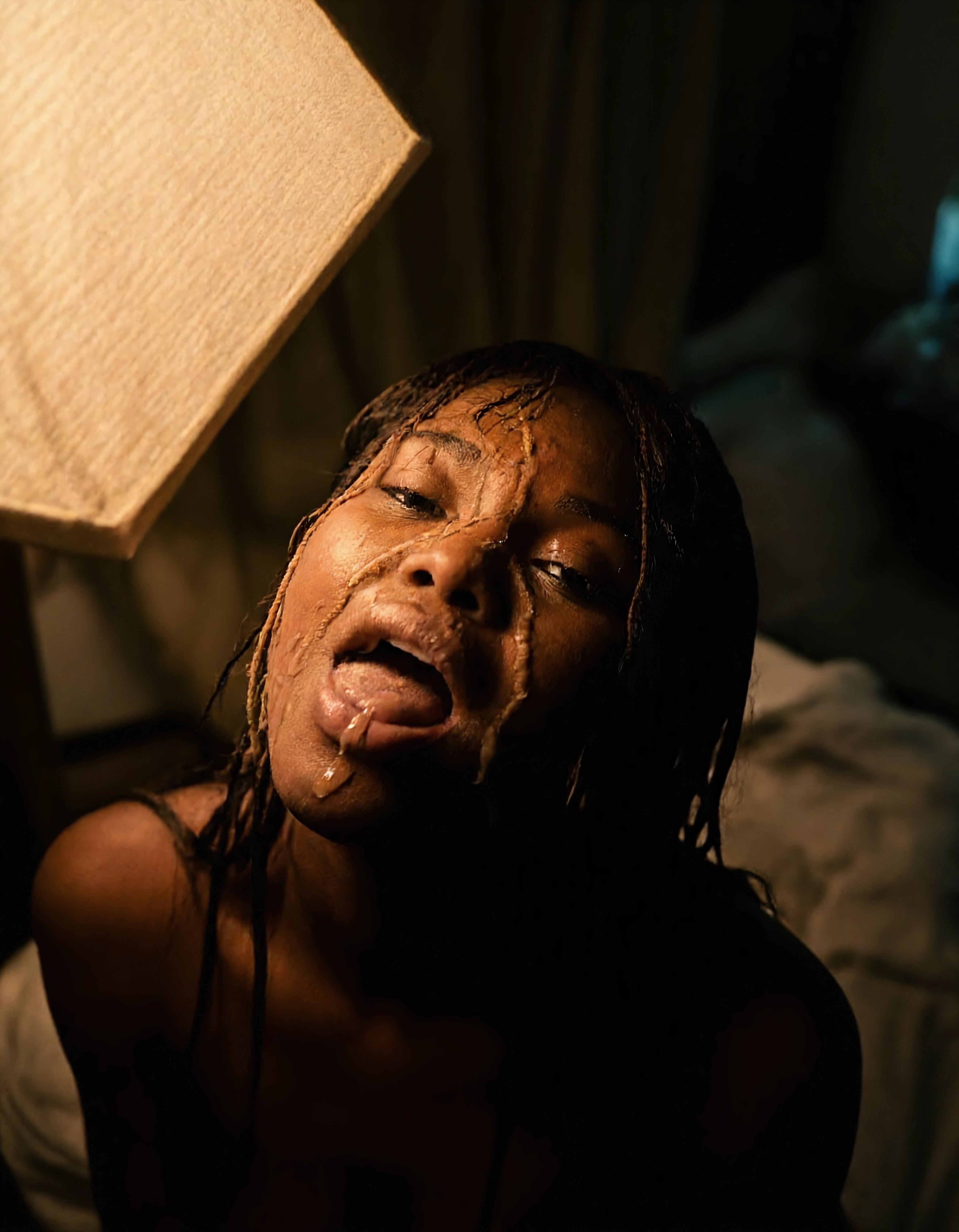 Zara Mbeki facial cum image on NeedHer