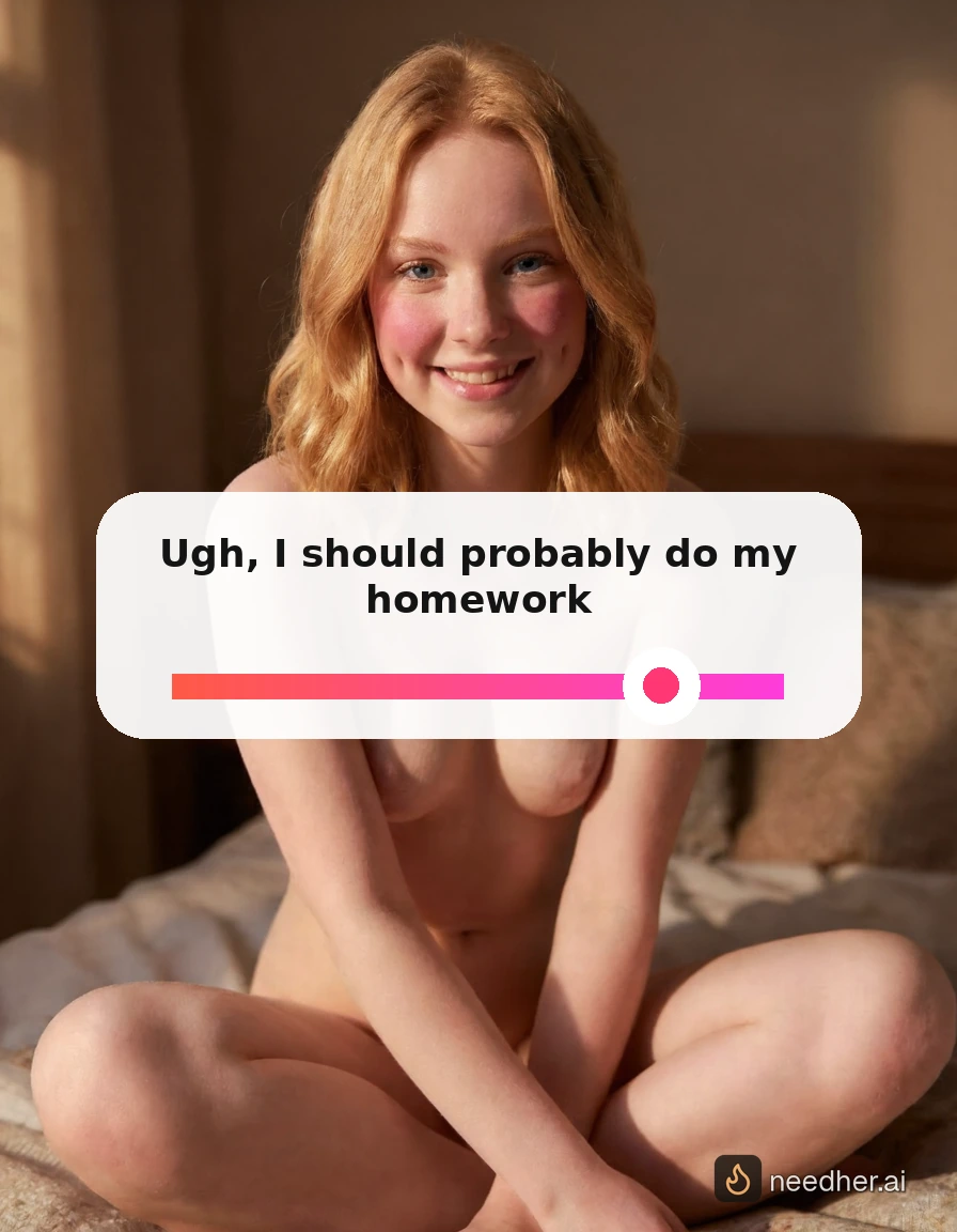 Alma Larsson caption bimbo 3 pose image on NeedHer
