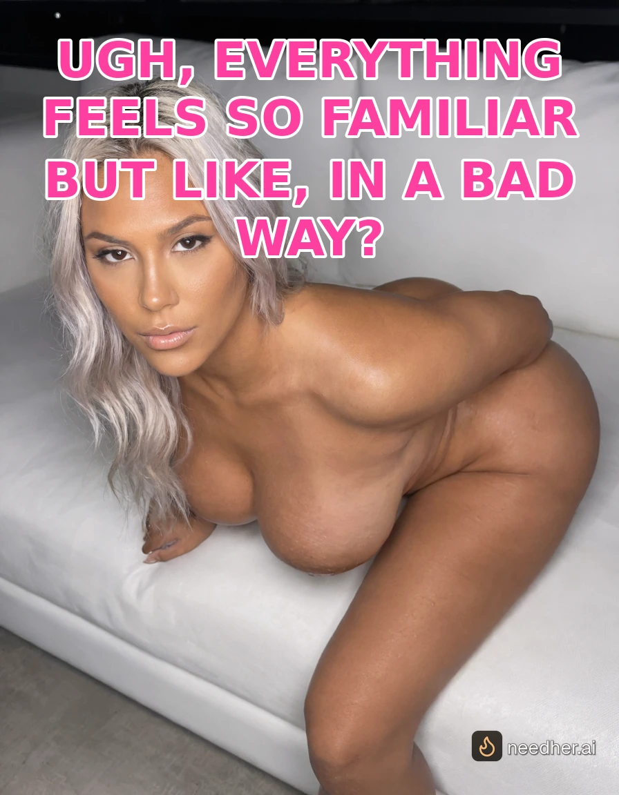 Corinna Larsen caption bimbo 2 pose image on NeedHer