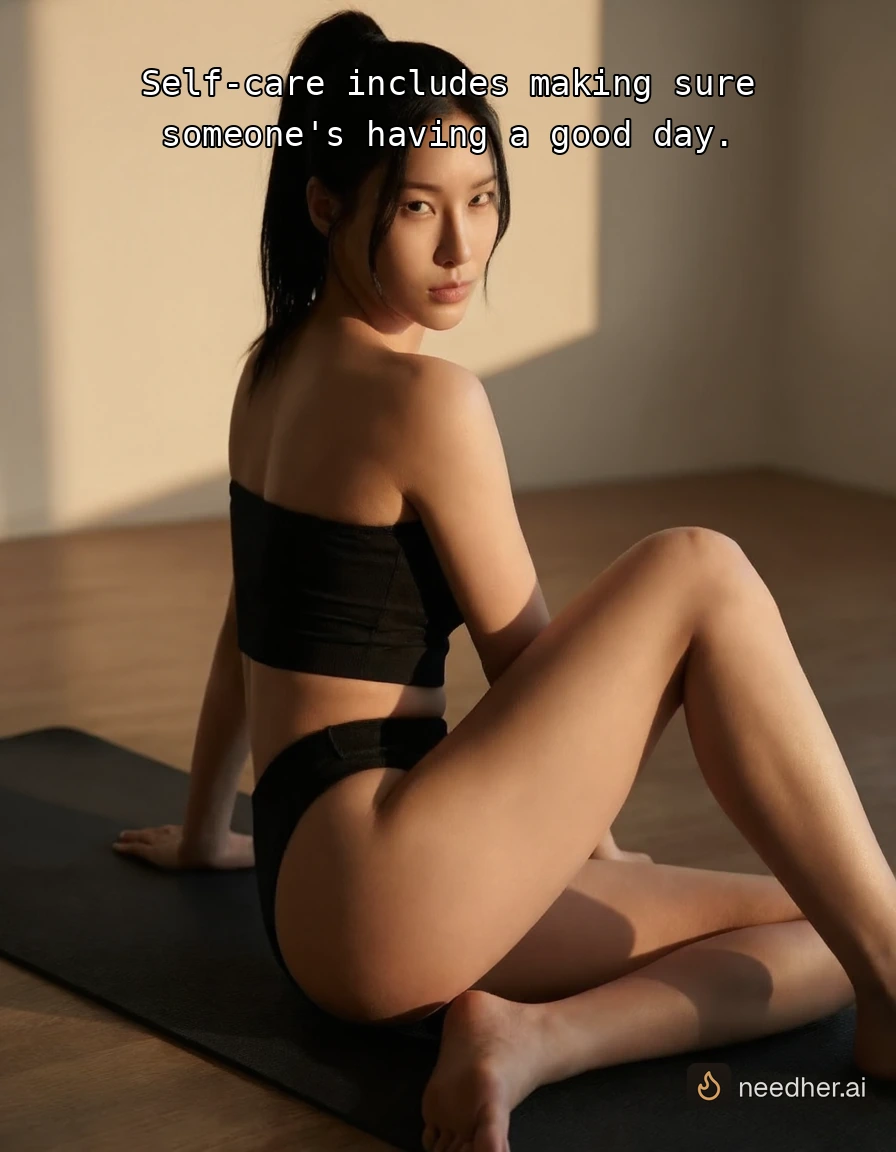 Eunji Baek caption bimbo 5 pose image on NeedHer