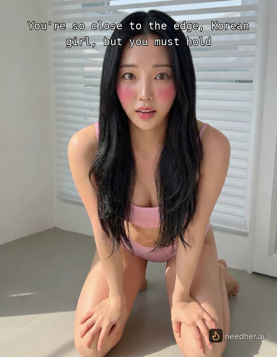 Hana Kim caption edging 6 pose image on NeedHer