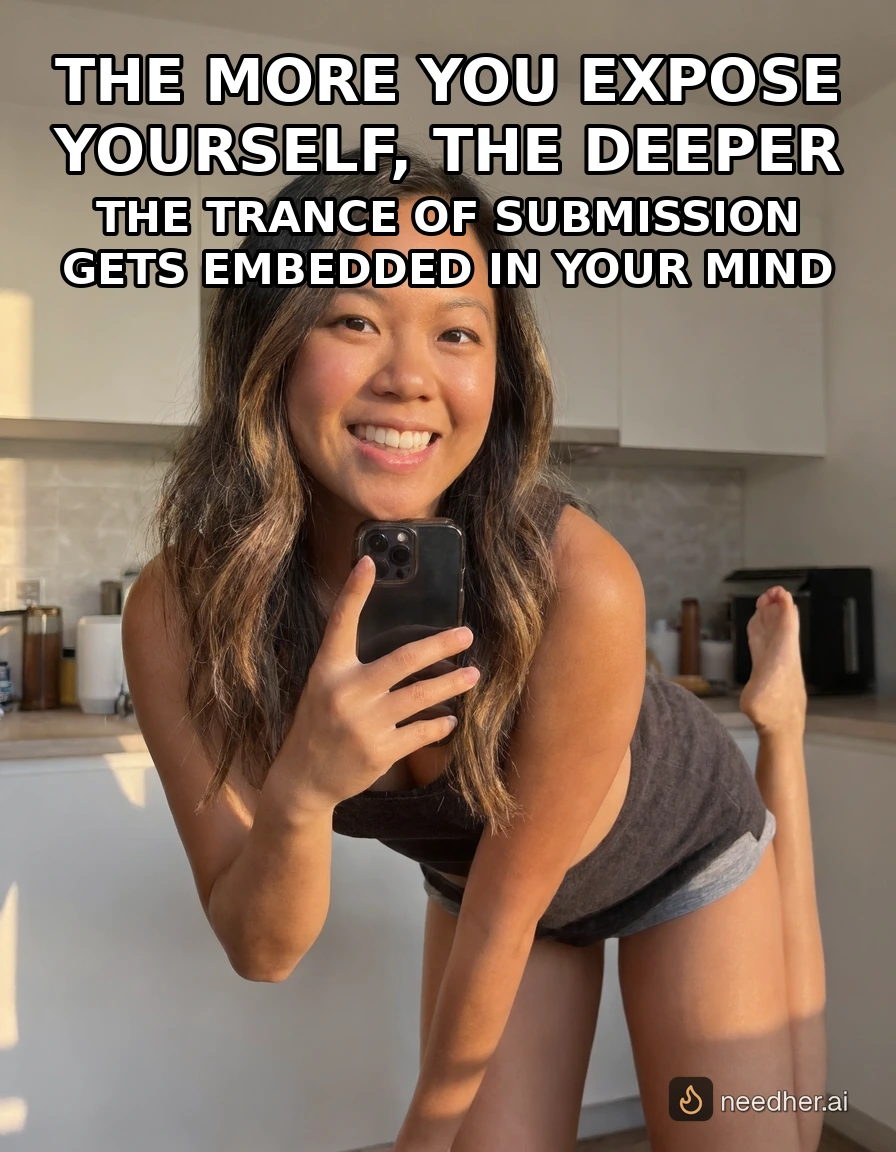 Mai Pham caption sissy hypno 5 pose image on NeedHer