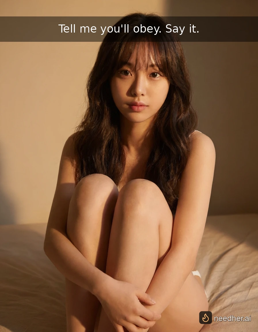 Soo-yeon Park caption denial and obedience 4 pose image on NeedHer