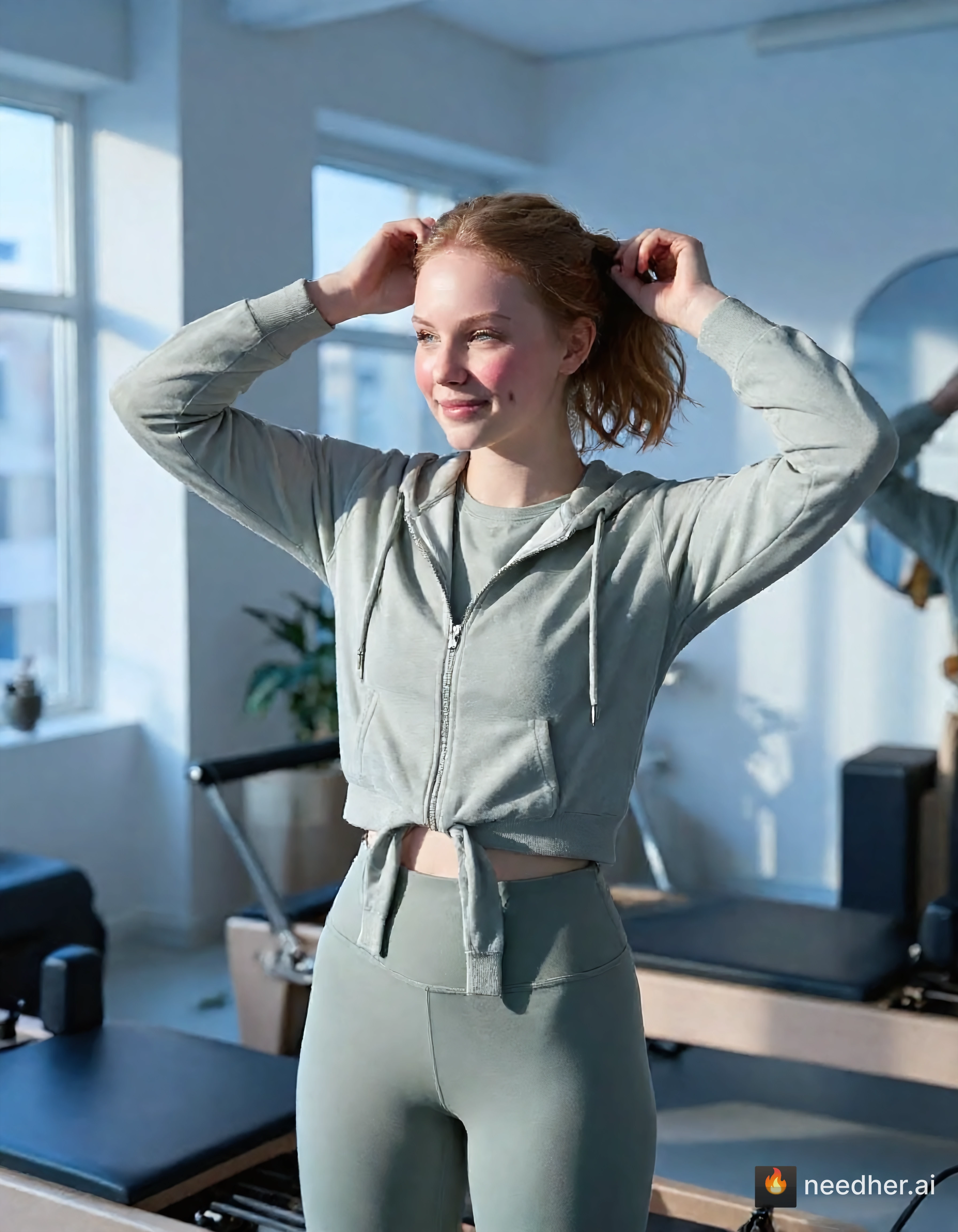 Alma Larsson life soft city day v0qixu 2 pilates studio pose image on NeedHer