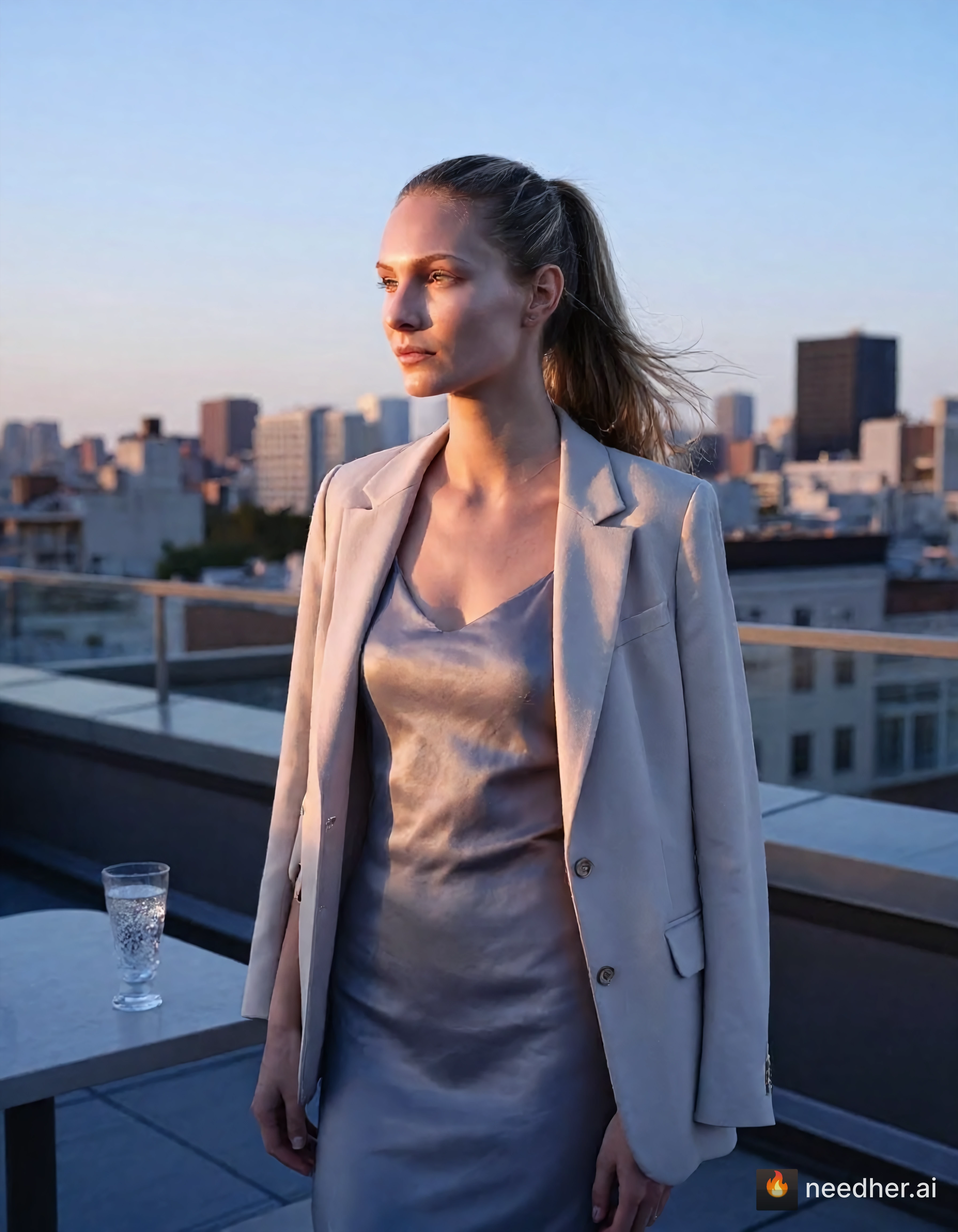 Astrid Vinter life travel morning 1j0swpg 4 rooftop sunset pose image on NeedHer