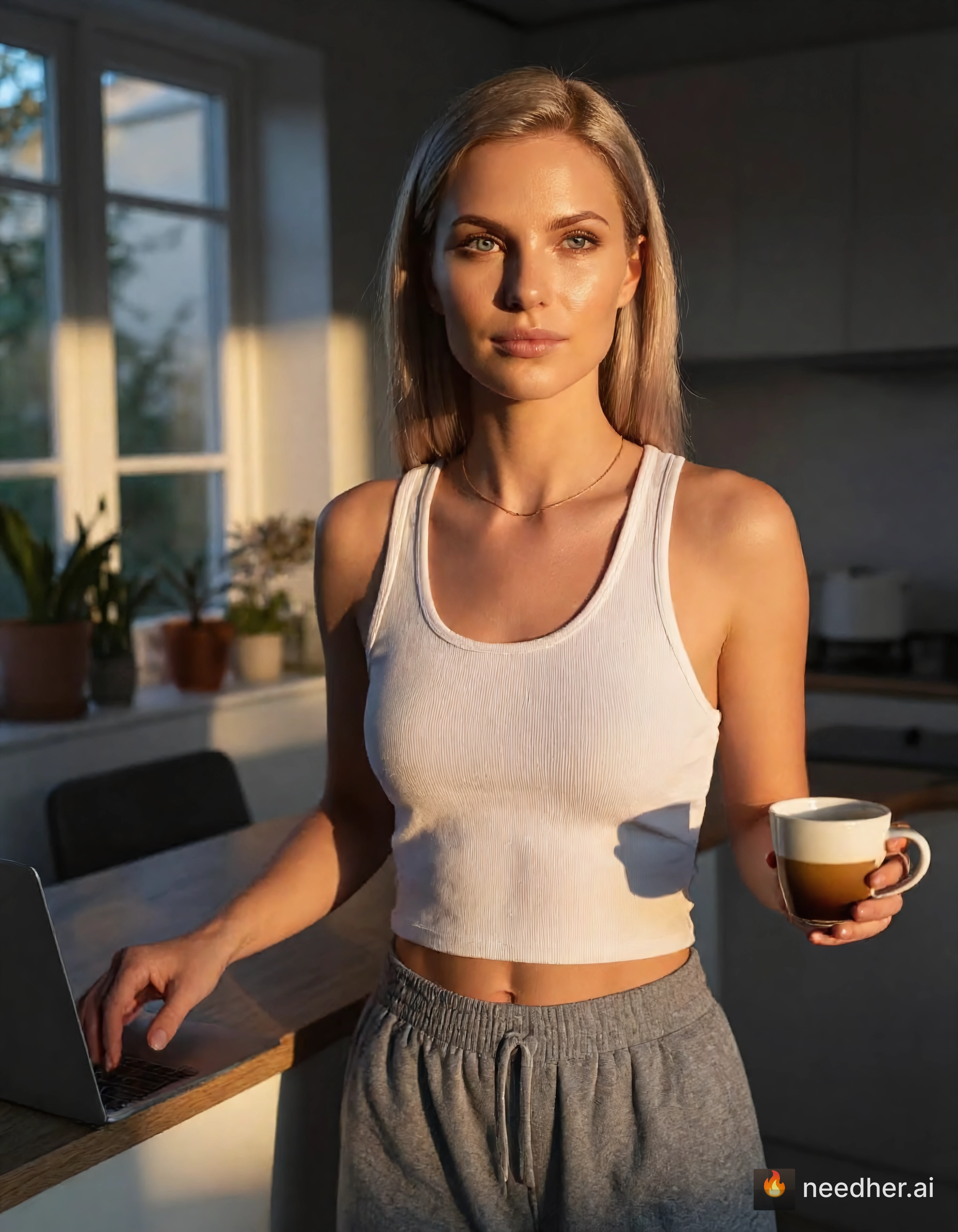 Ebba Johansson life wellness workflow c06z5p 1 morning espresso pose image on NeedHer