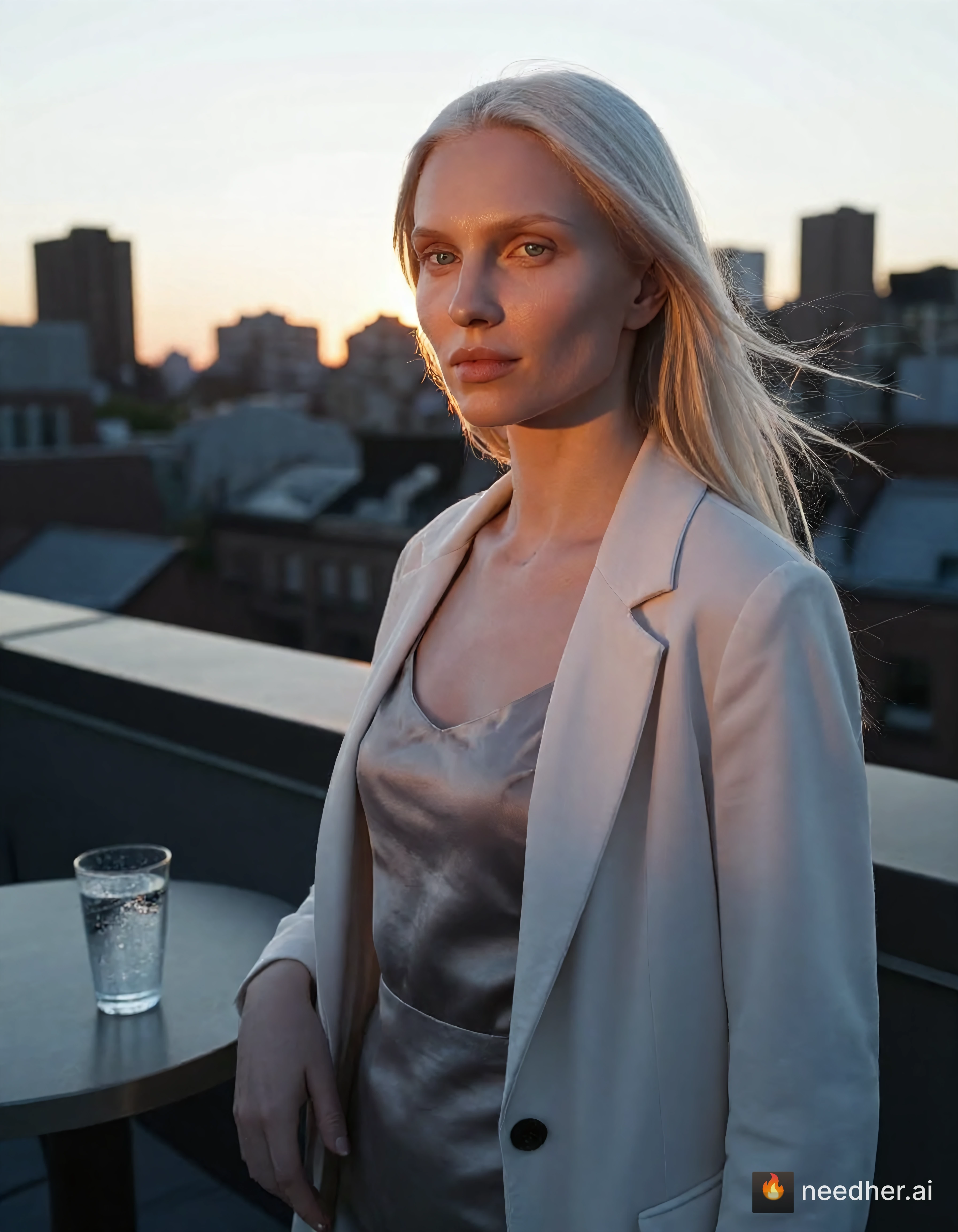 Freya Lindberg life soft city day g760ka 4 rooftop sunset pose image on NeedHer