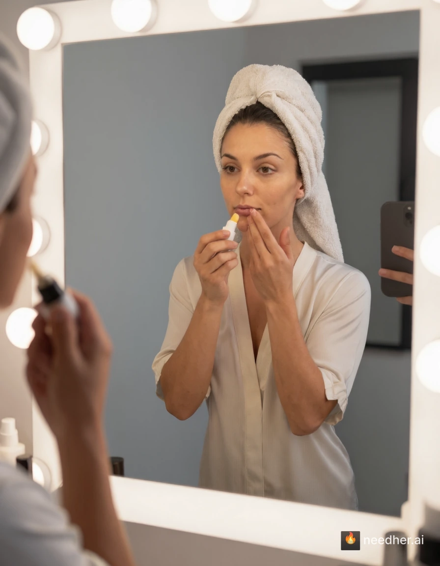 Morgan Blake life weekend errands 2026-06-20-w2 r14uub 1 skincare mirror pose image on NeedHer