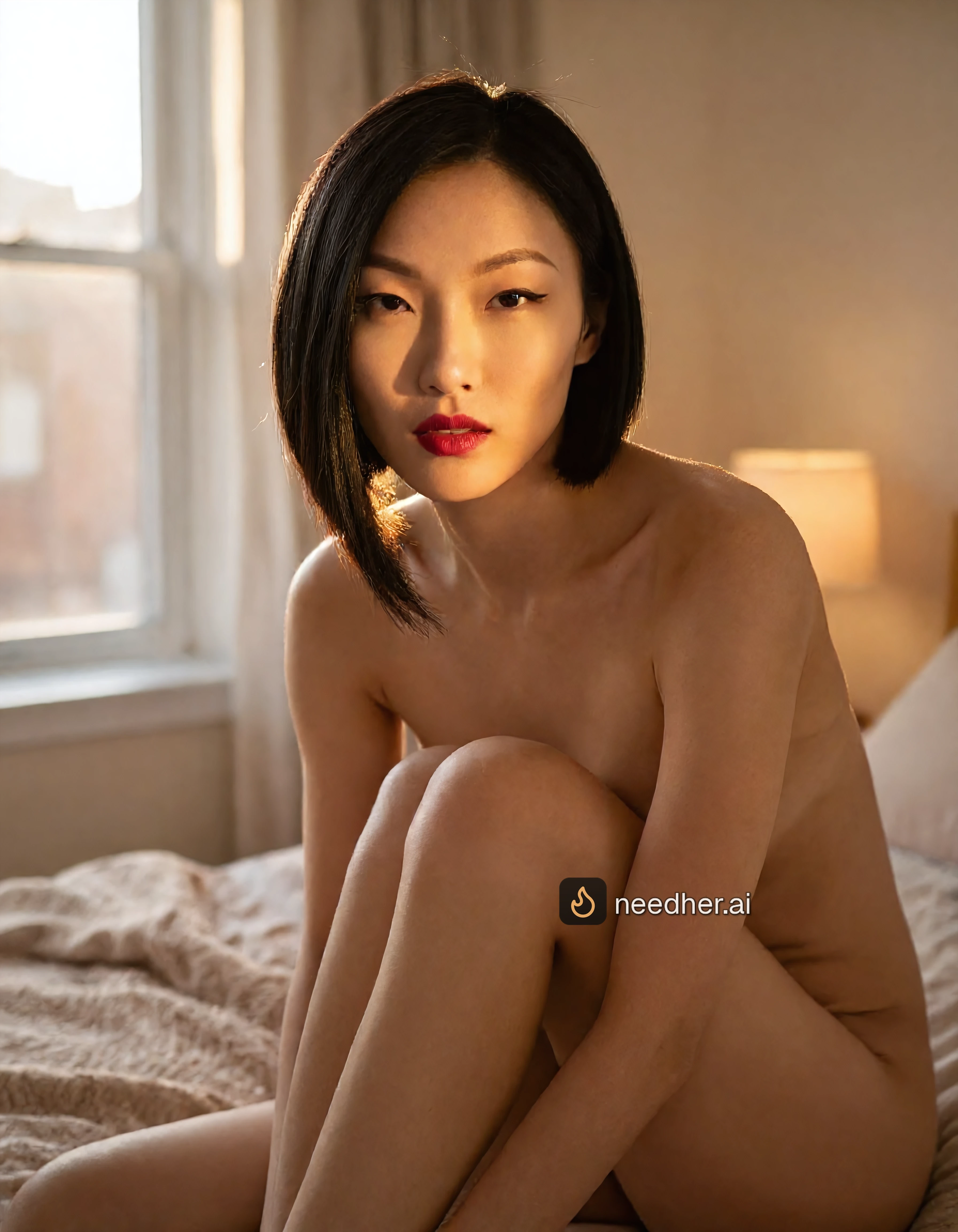 Suki Wong sitting suggestive image on NeedHer