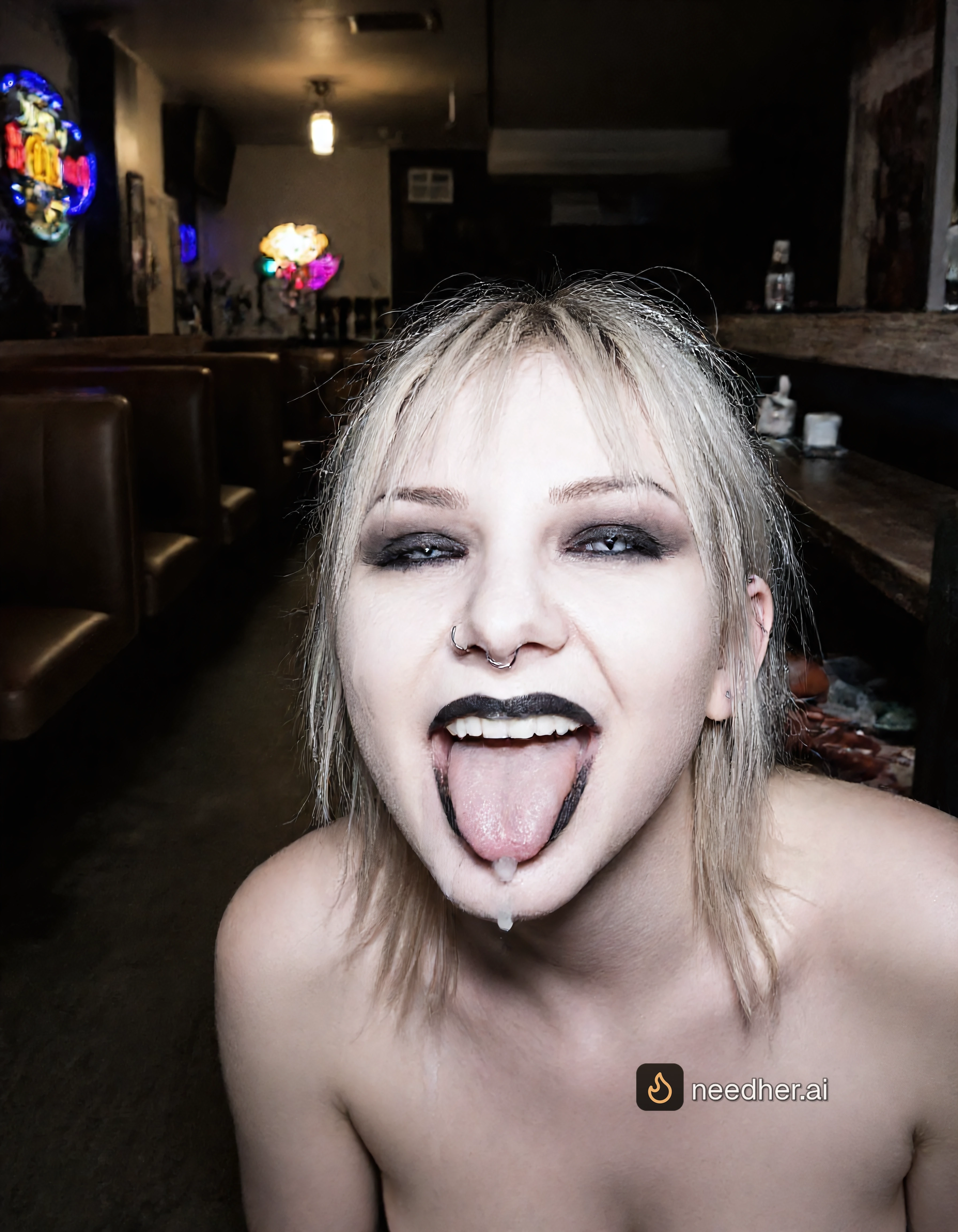 Sigrid Dahl facial cum image on NeedHer