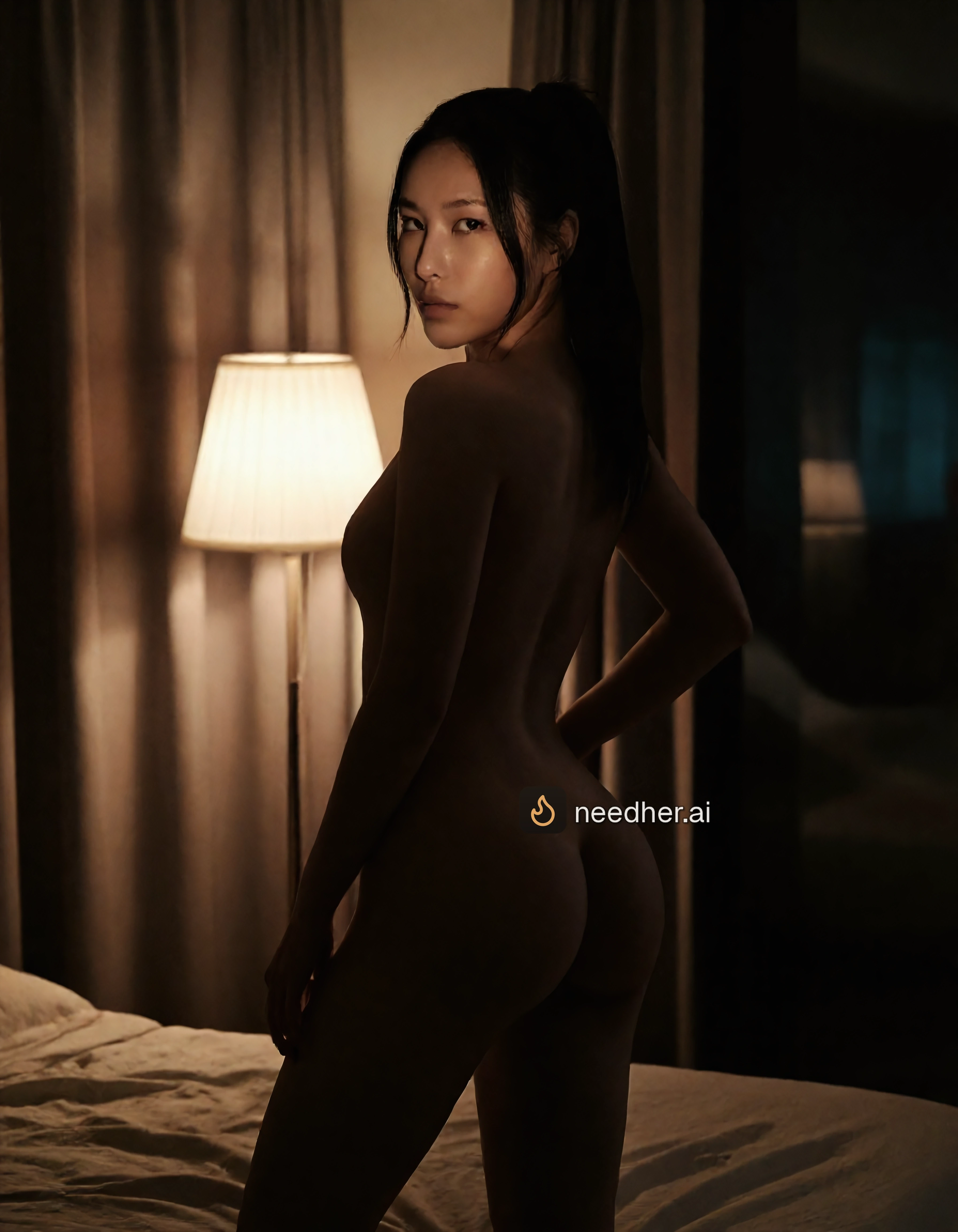 Eunji Baek looking back image on NeedHer