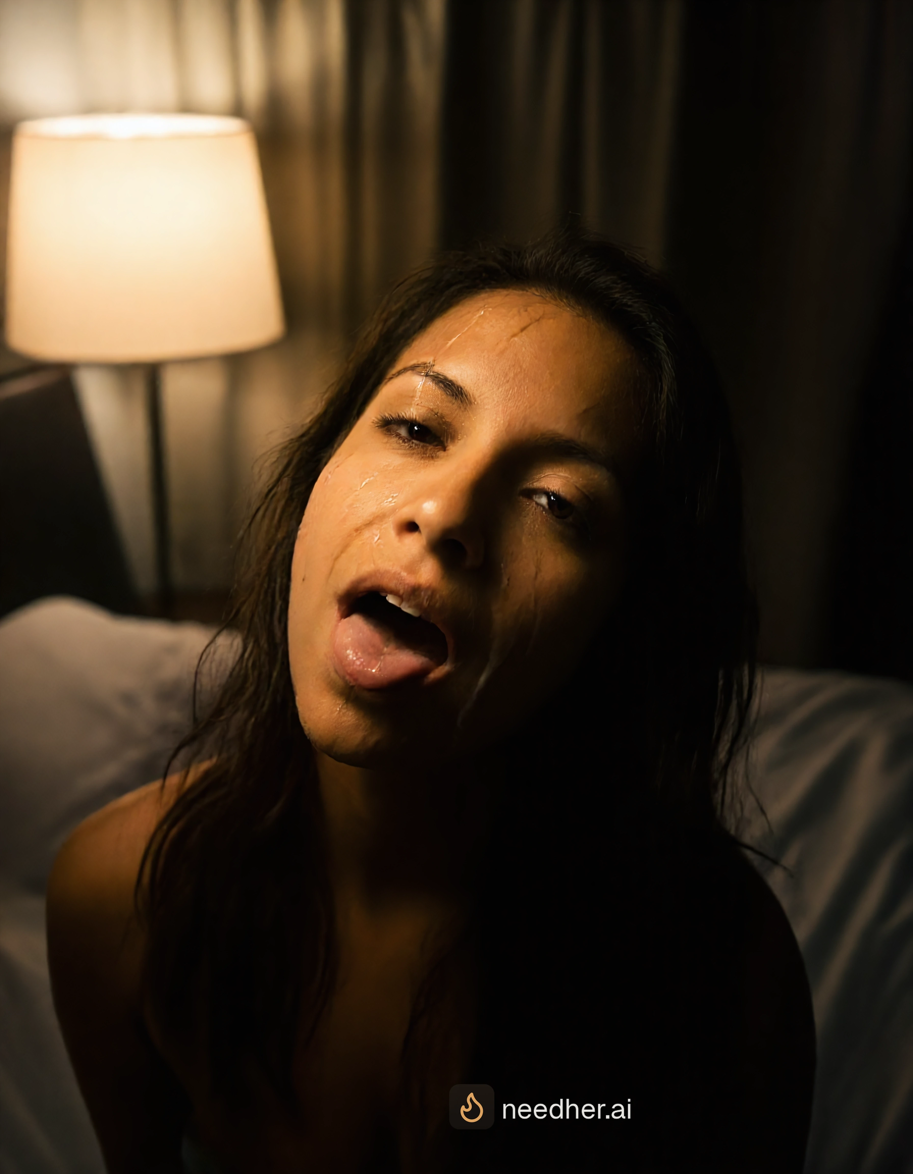Isabella Reyes facial cum image on NeedHer
