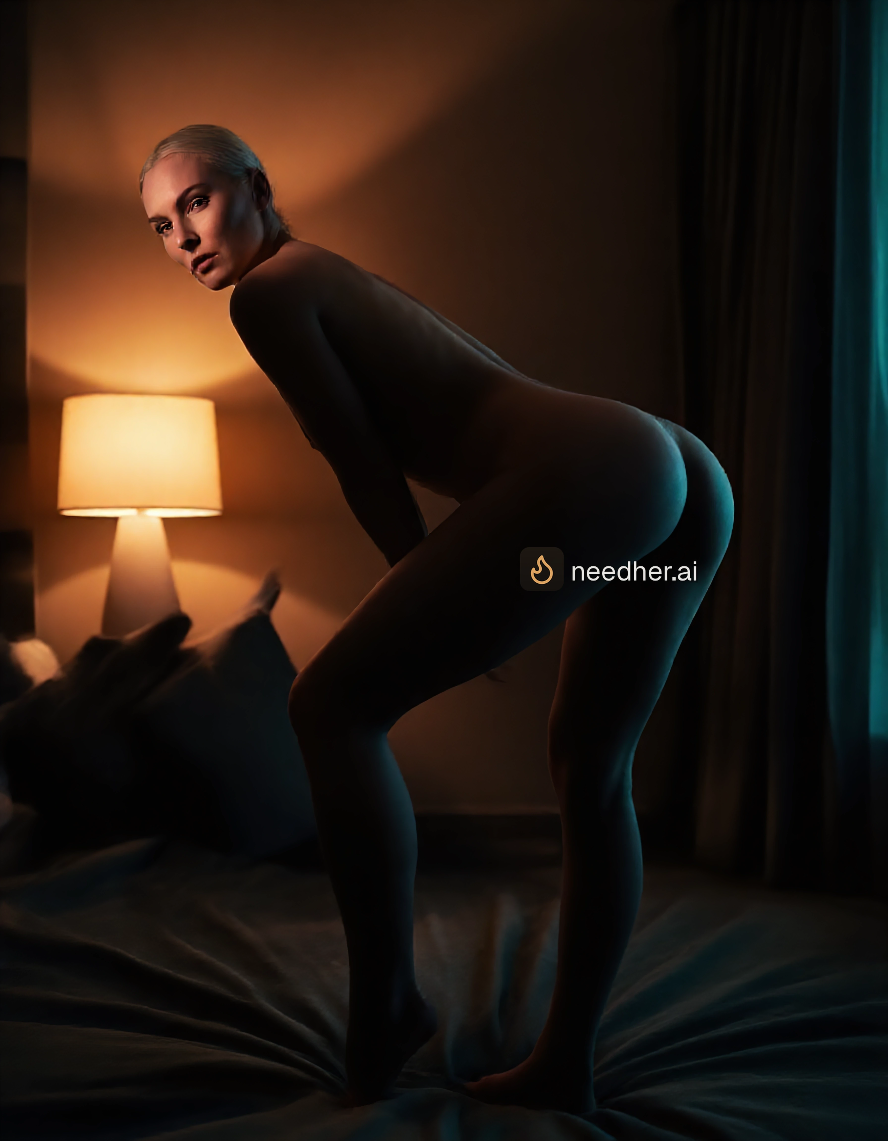 Klara Nygaard bending over image on NeedHer