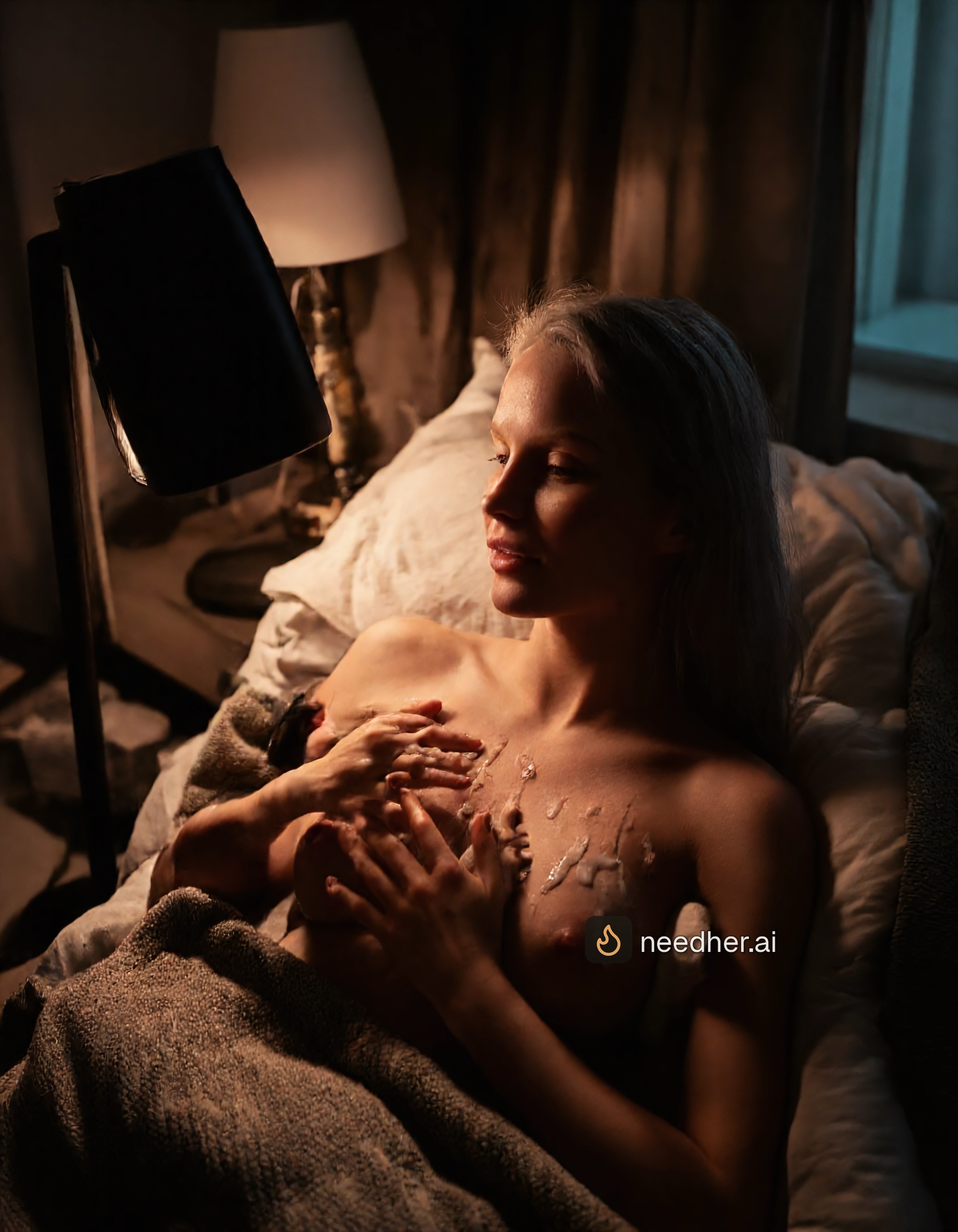 Liv Kristiansen cum on tits image on NeedHer