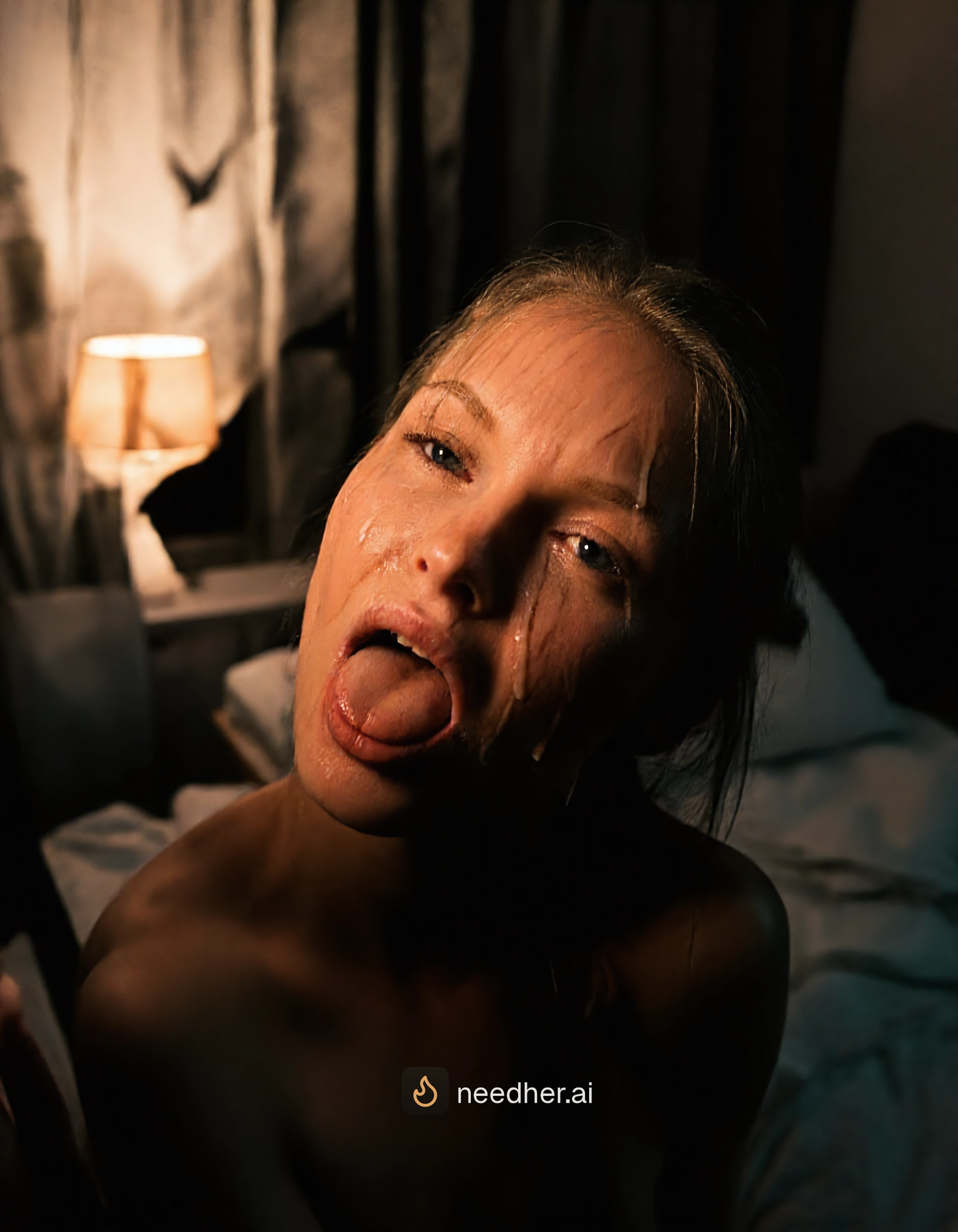 Liv Kristiansen facial cum image on NeedHer