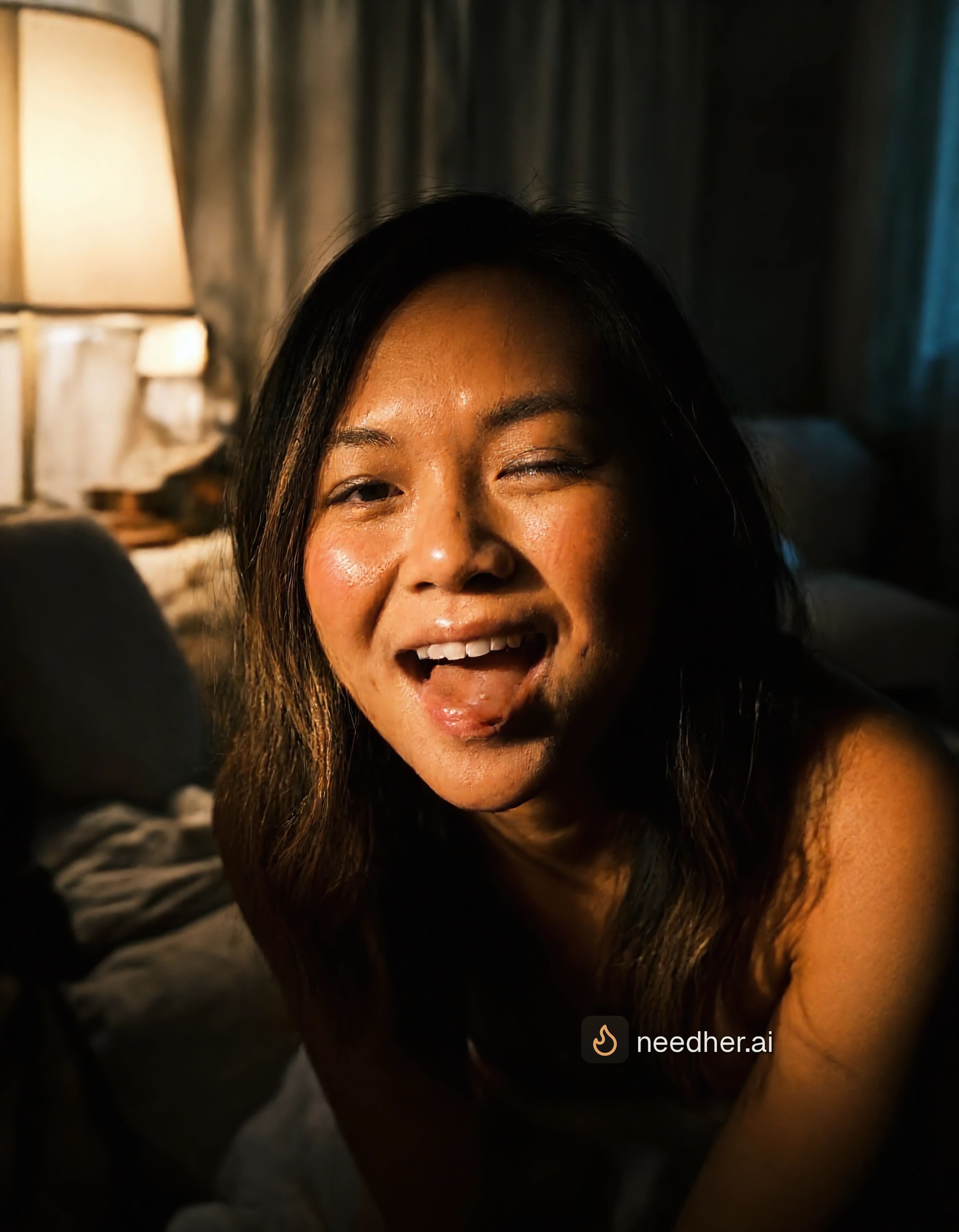 Mai Pham facial cum image on NeedHer
