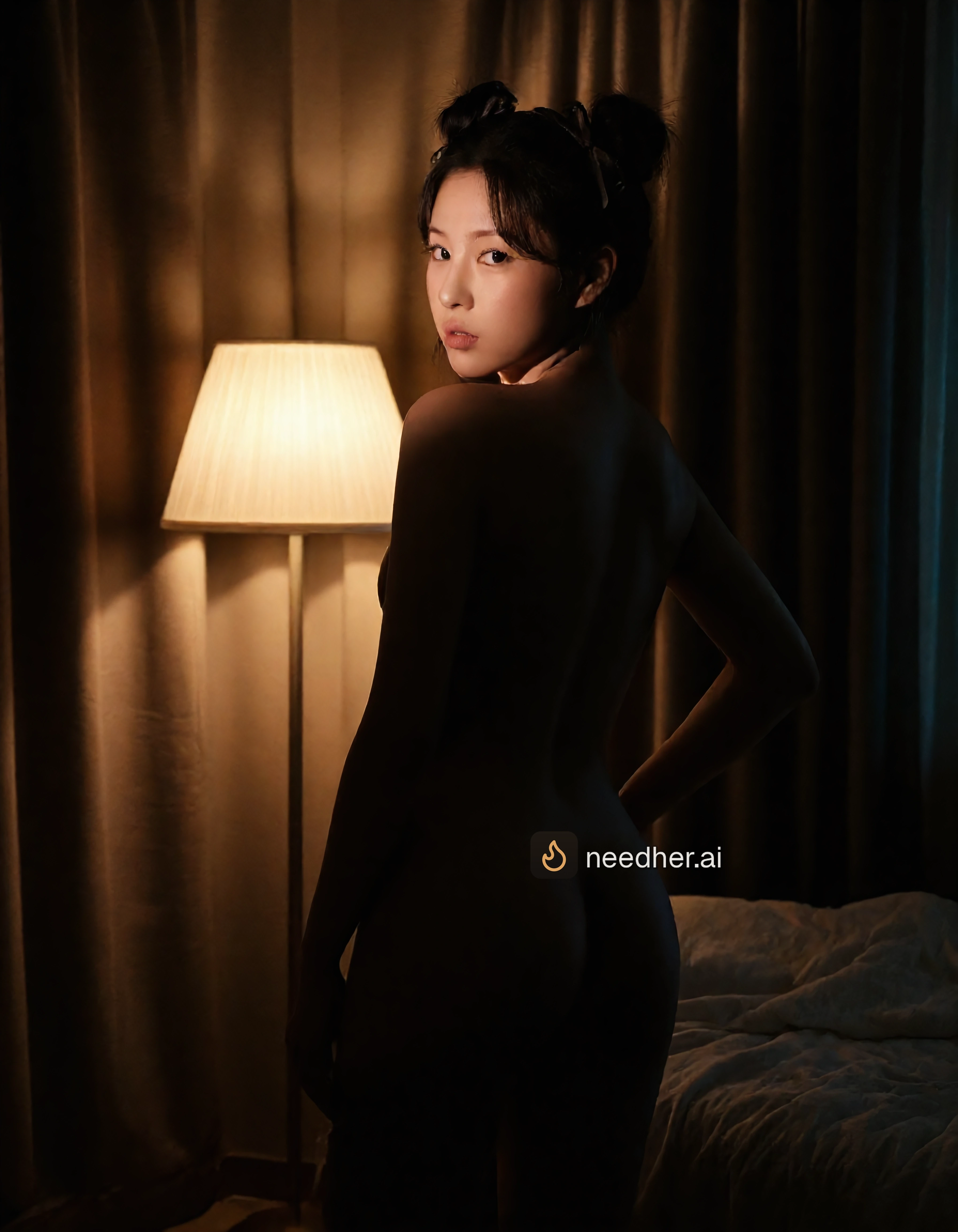 Minji Lee looking back image on NeedHer