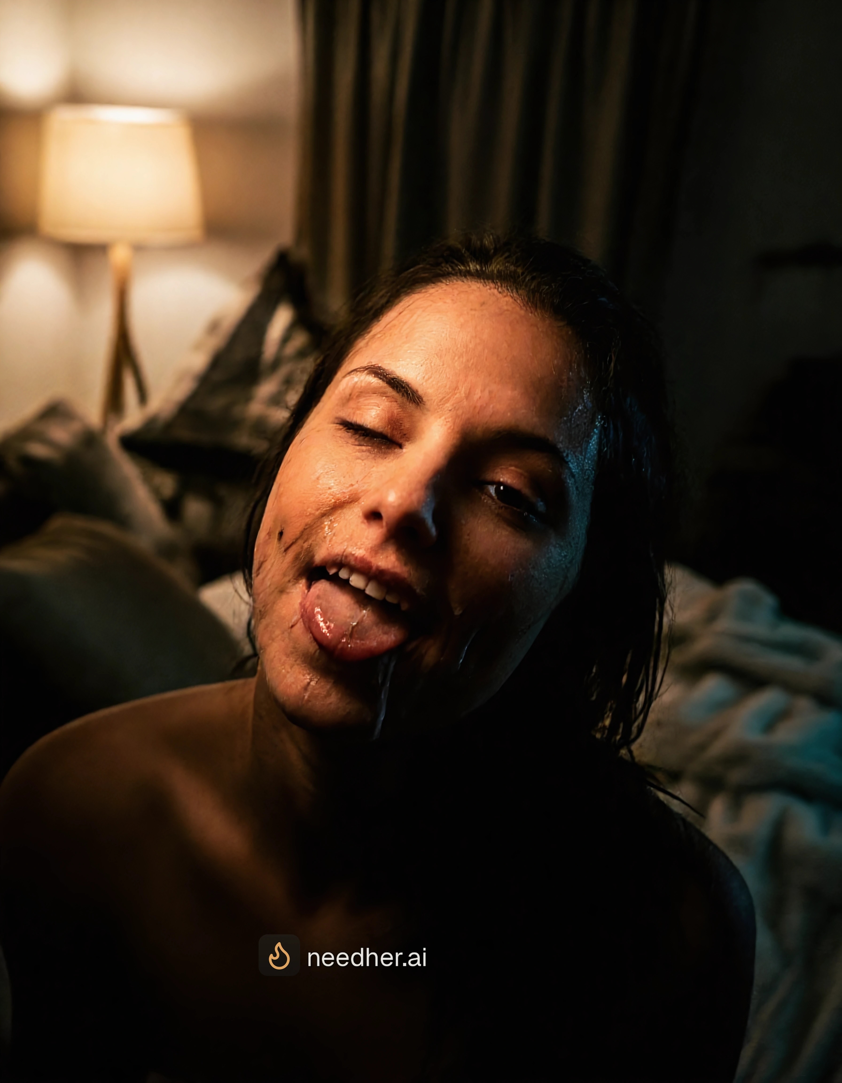 Morgan Blake facial cum image on NeedHer